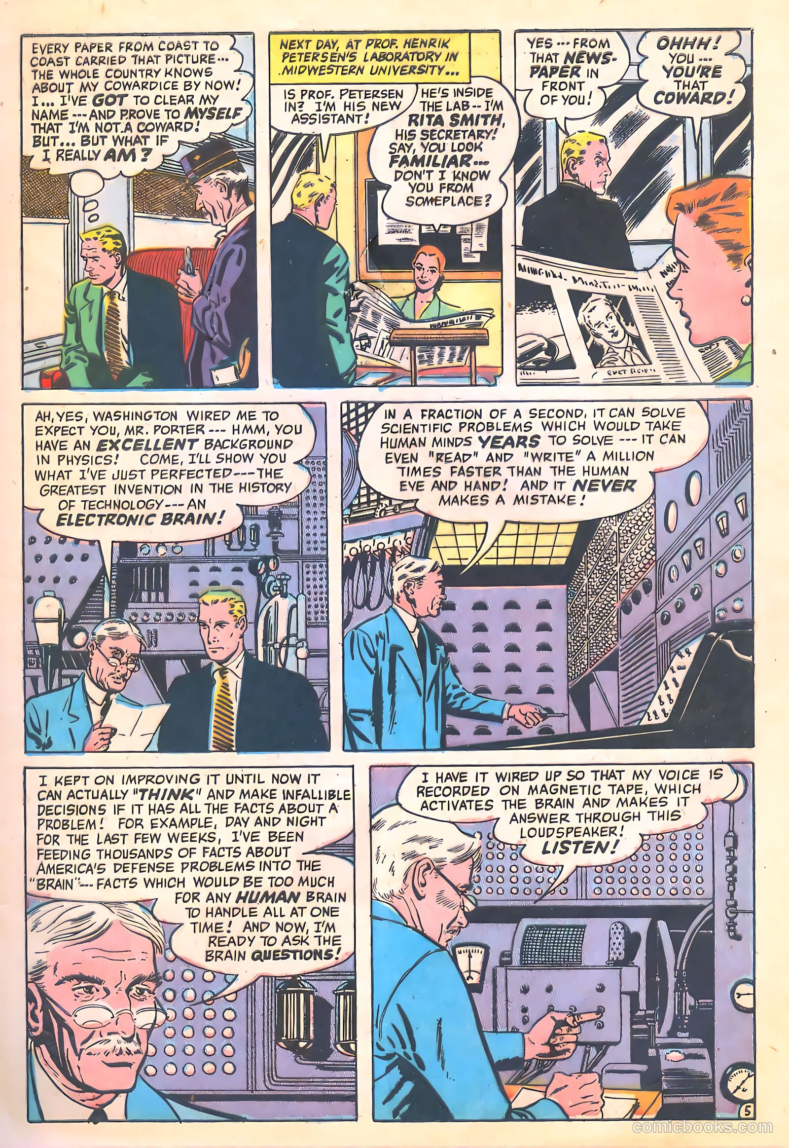 Spy-Hunters #11 (1951) — page 7 of 52