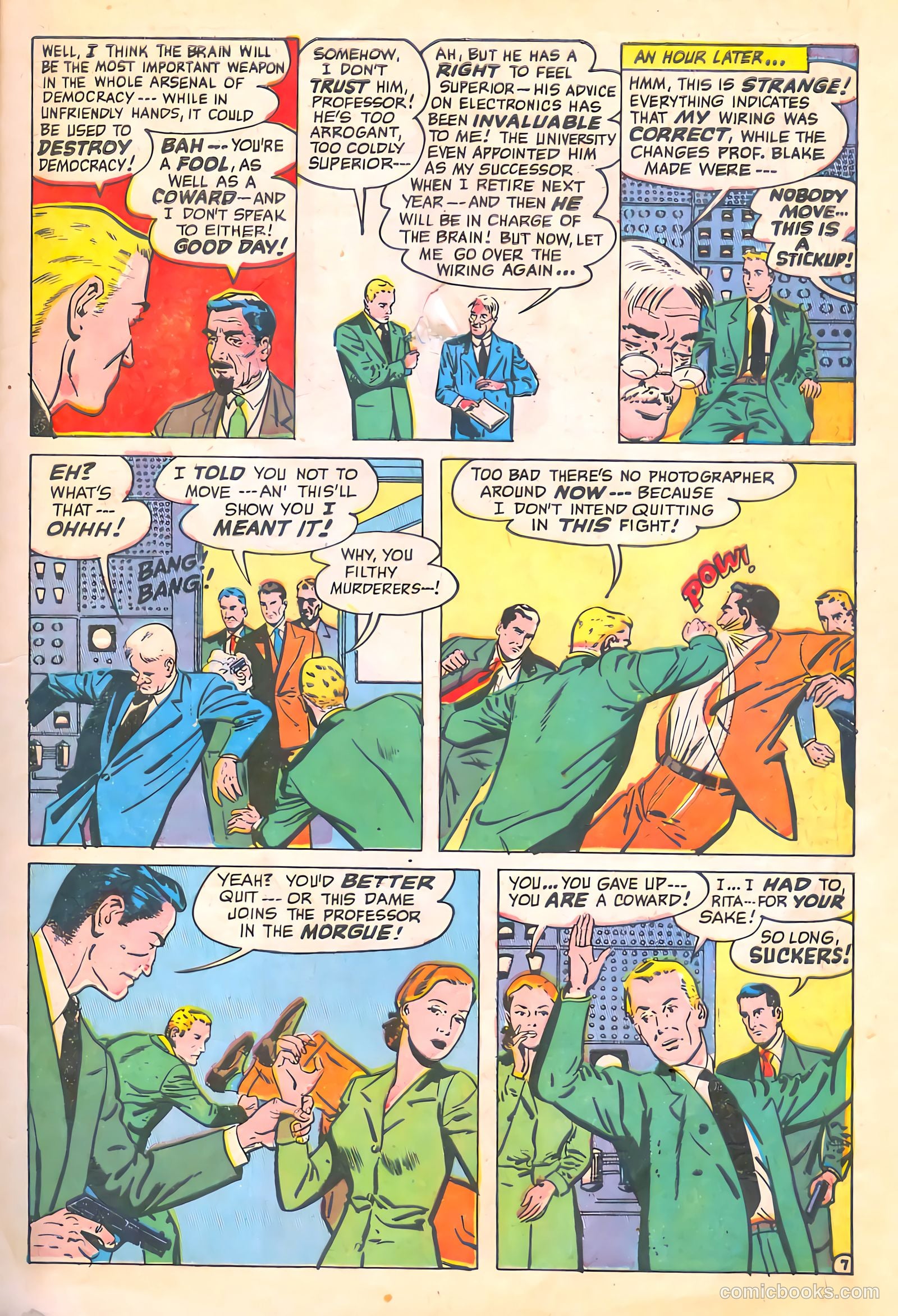 Spy-Hunters #11 (1951) — page 9 of 52