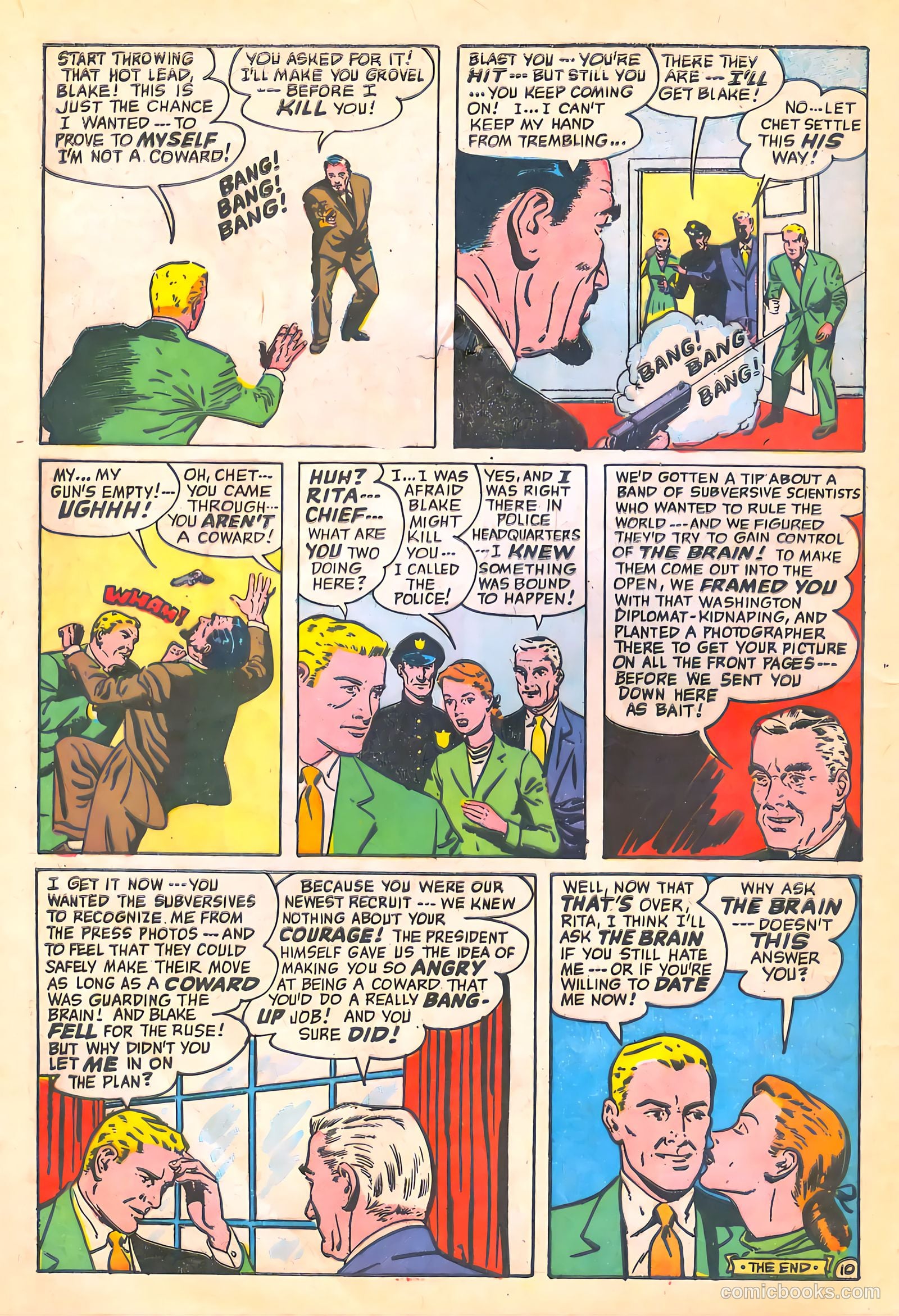 Spy-Hunters #11 (1951) — page 12 of 52