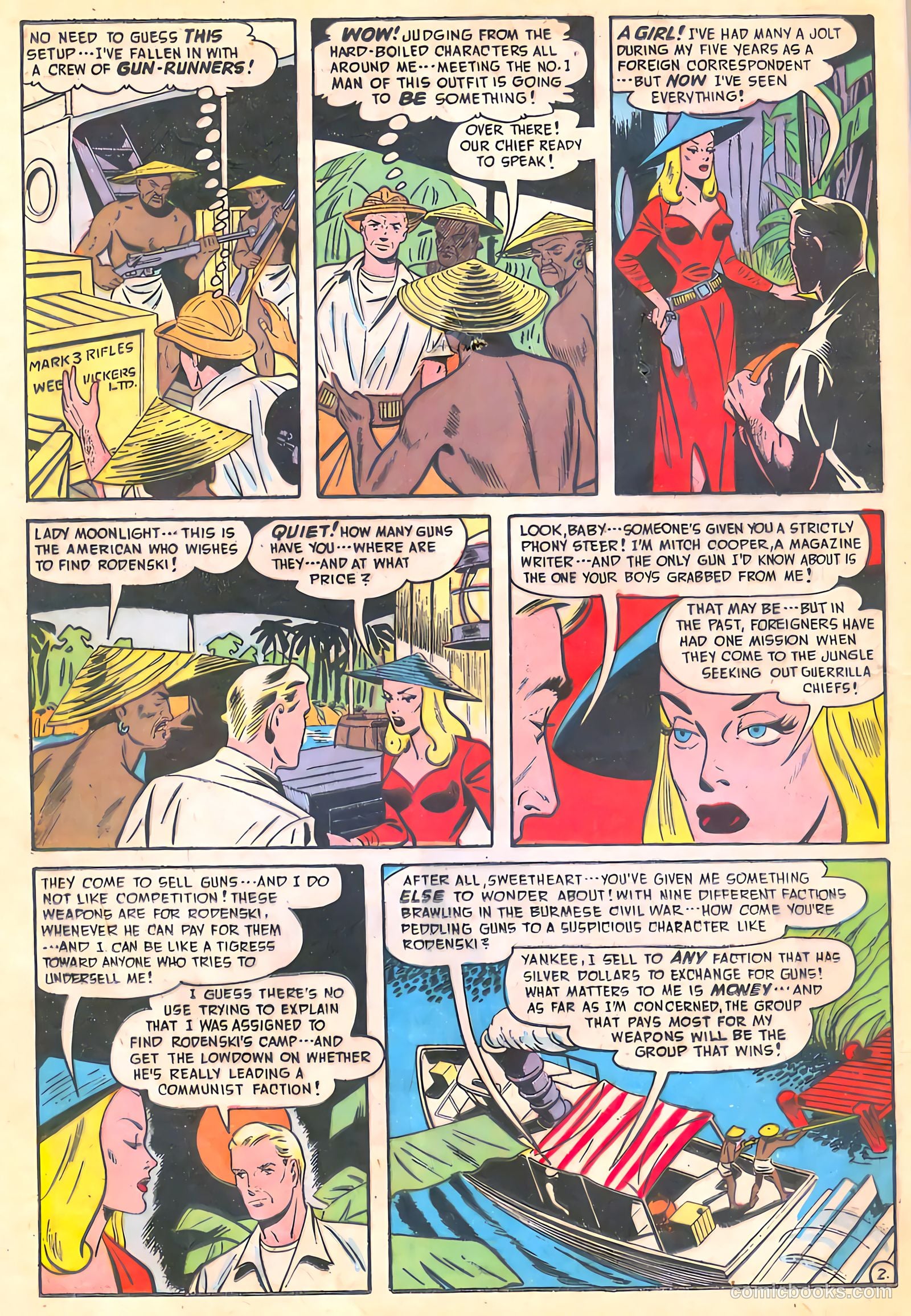 Spy-Hunters #11 (1951) — page 16 of 52