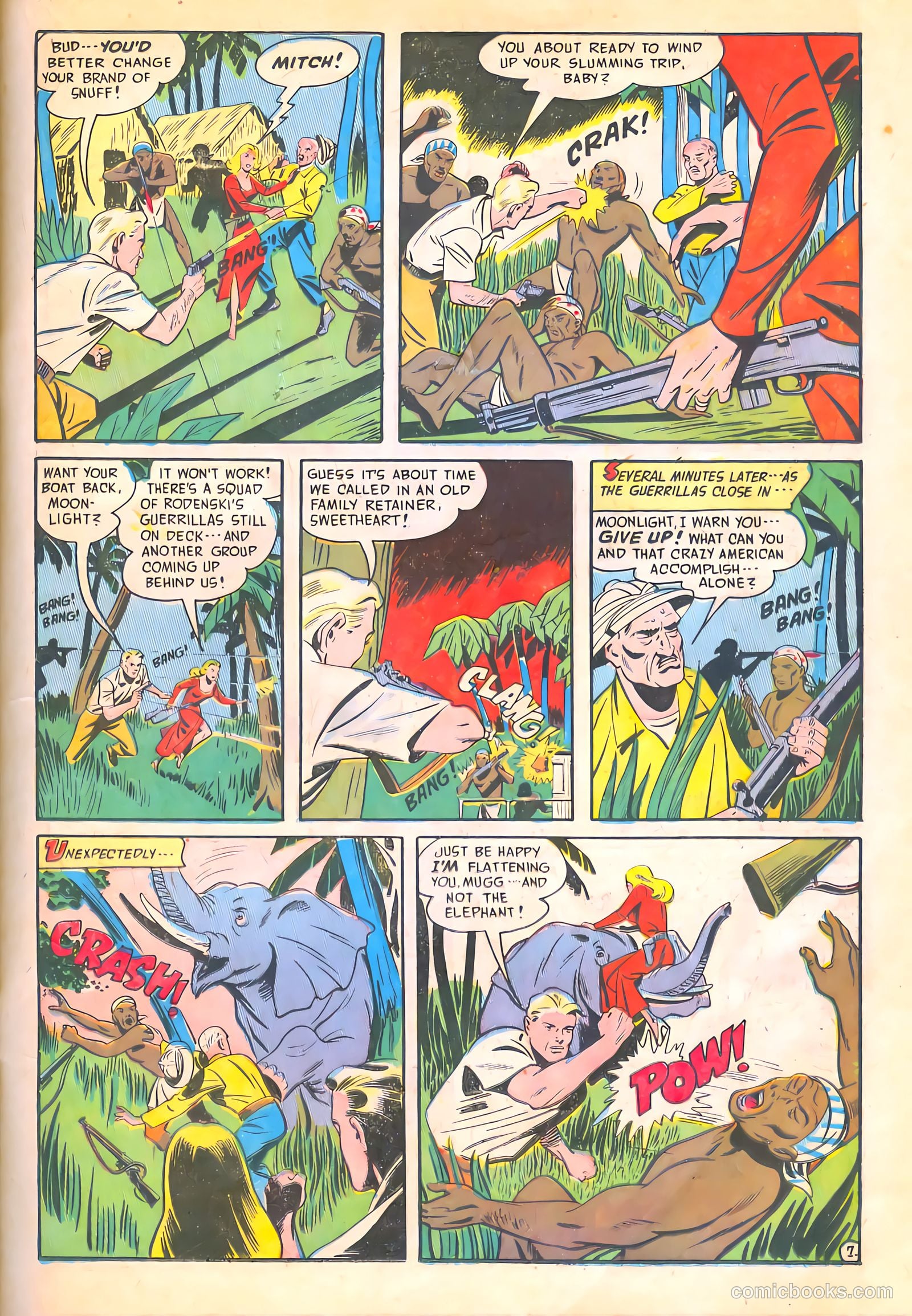 Spy-Hunters #11 (1951) — page 21 of 52