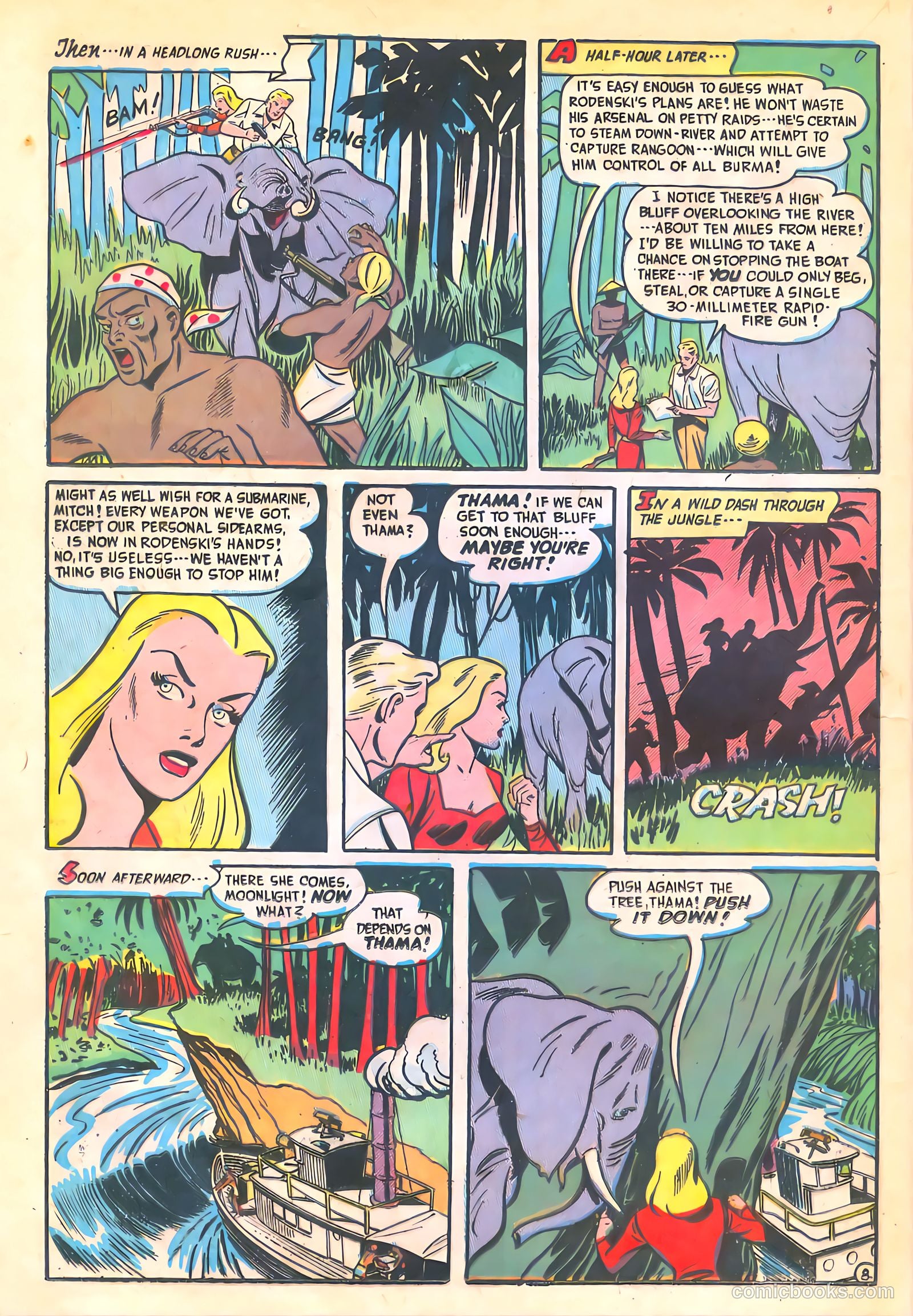 Spy-Hunters #11 (1951) — page 22 of 52