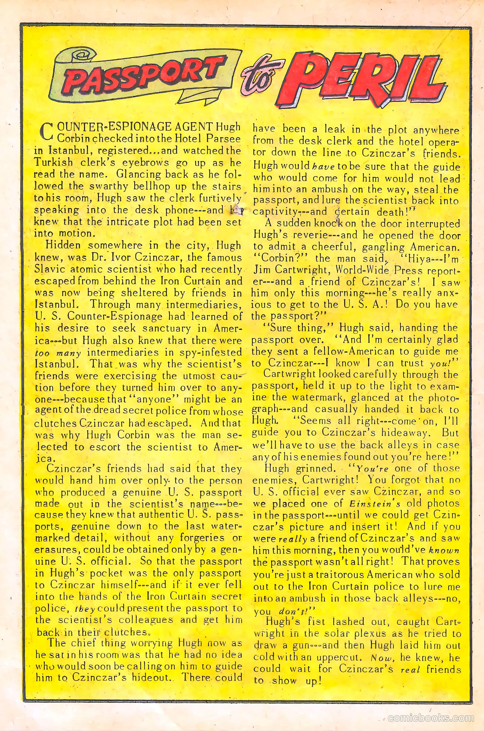 Spy-Hunters #11 (1951) — page 26 of 52