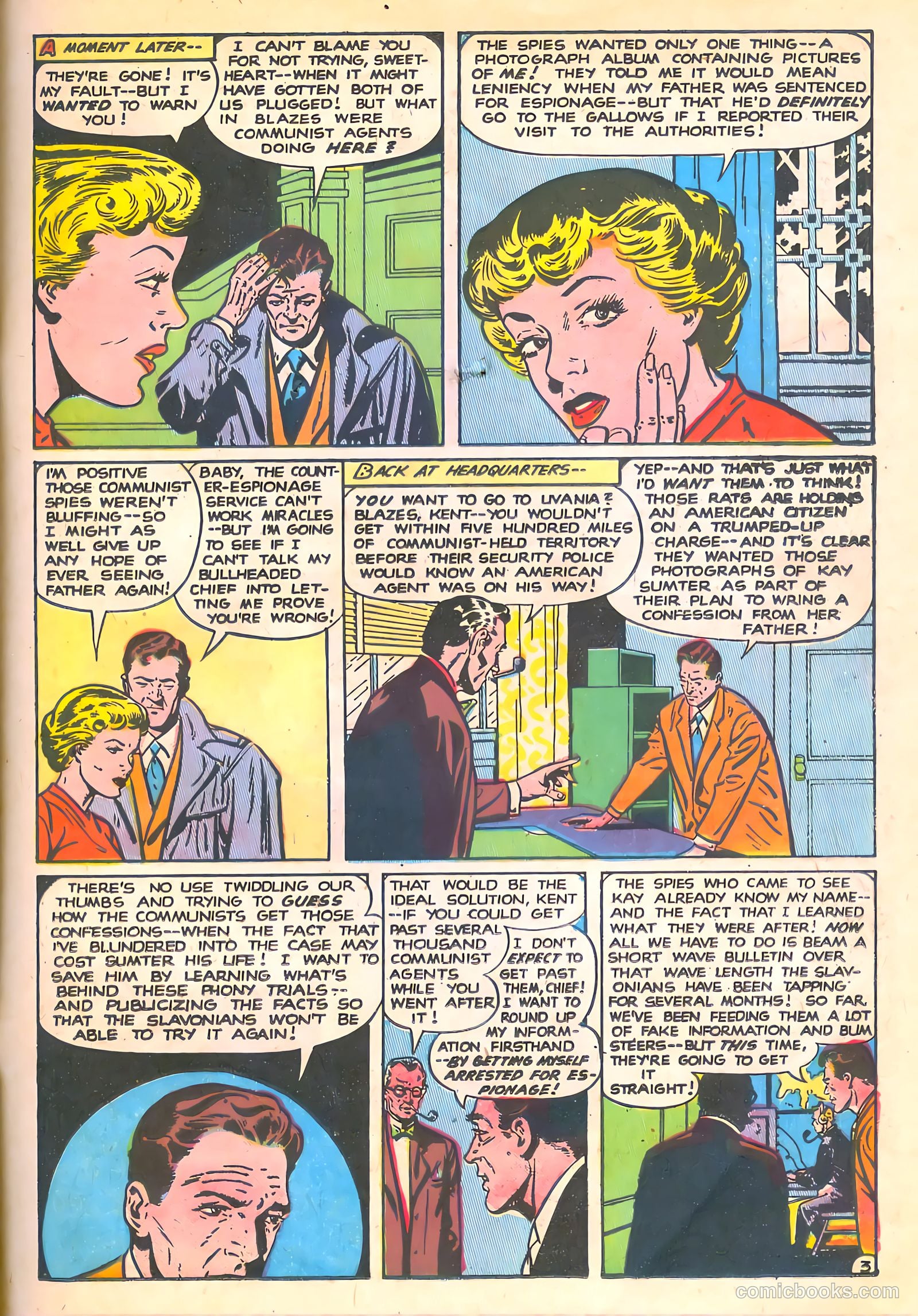 Spy-Hunters #11 (1951) — page 29 of 52