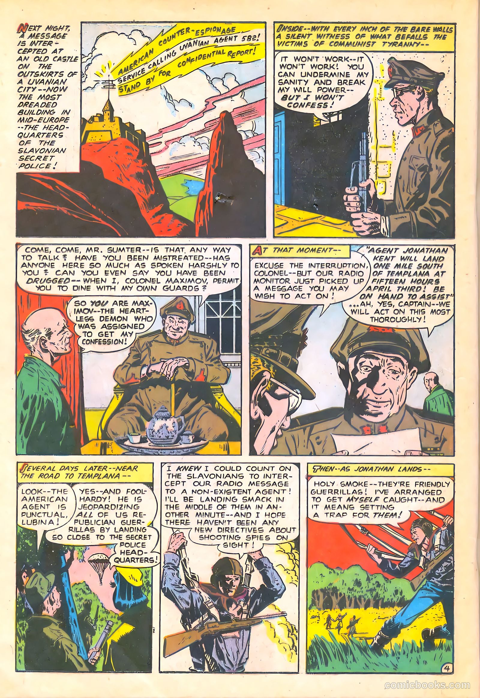 Spy-Hunters #11 (1951) — page 30 of 52