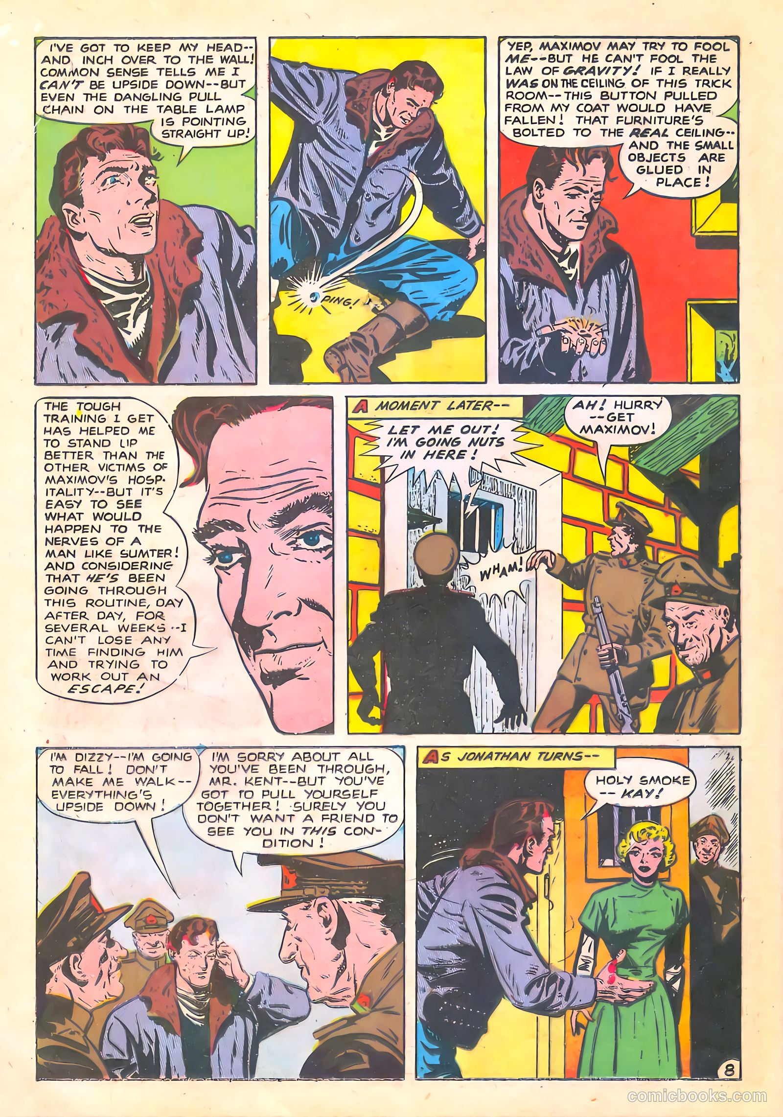 Spy-Hunters #11 (1951) — page 34 of 52