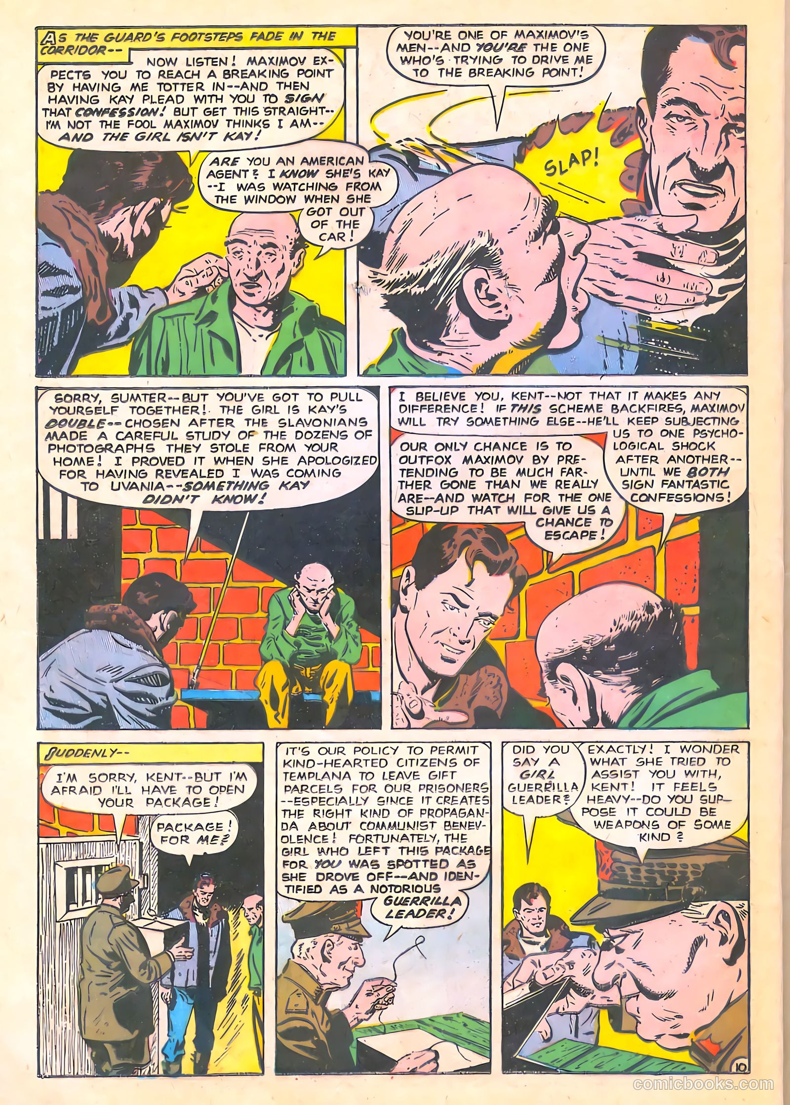 Spy-Hunters #11 (1951) — page 36 of 52