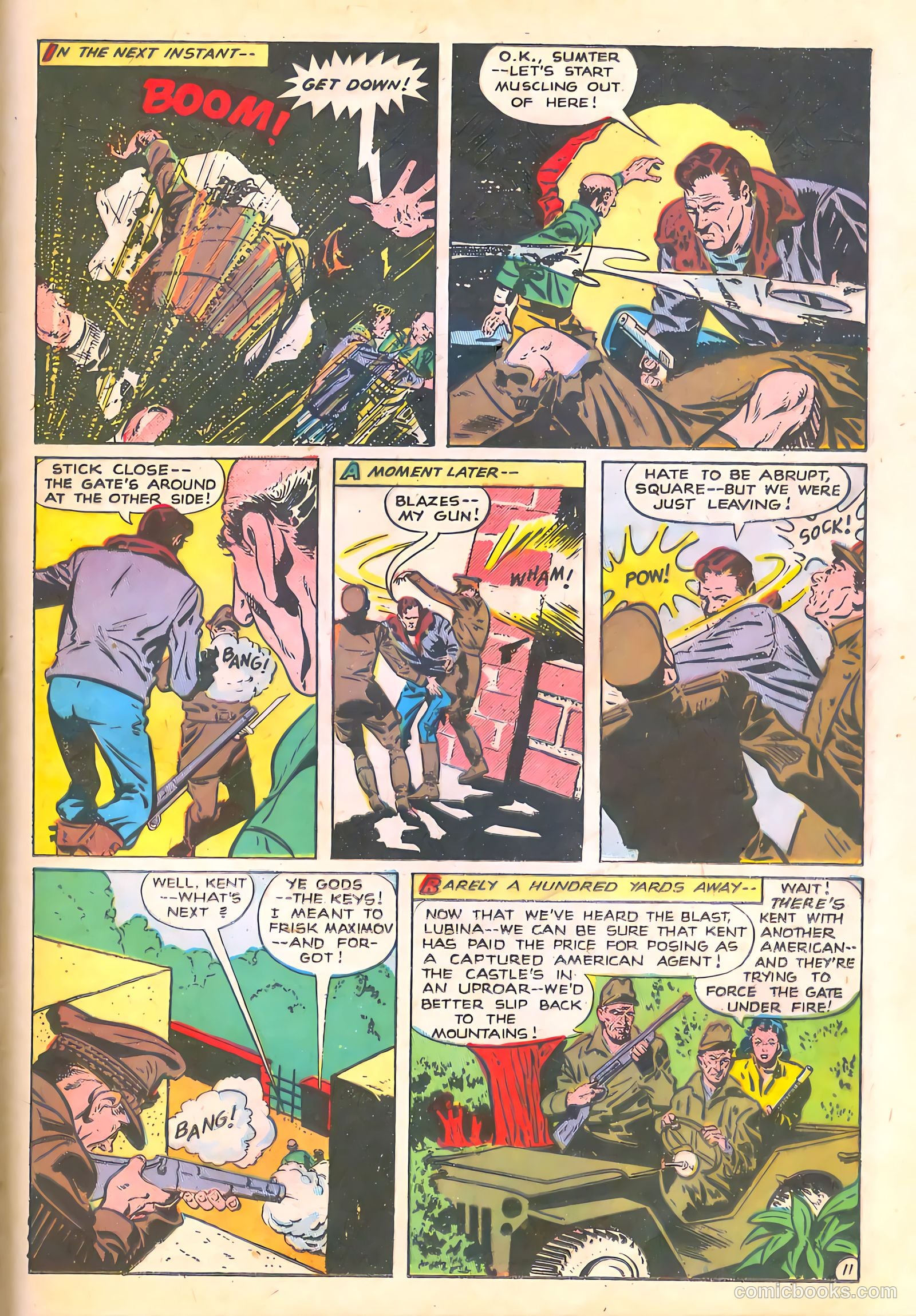 Spy-Hunters #11 (1951) — page 37 of 52