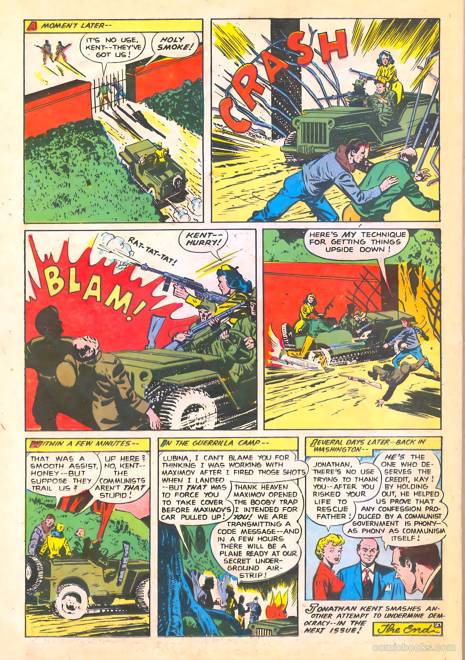 Spy-Hunters #11 (1951) — page 38 of 52