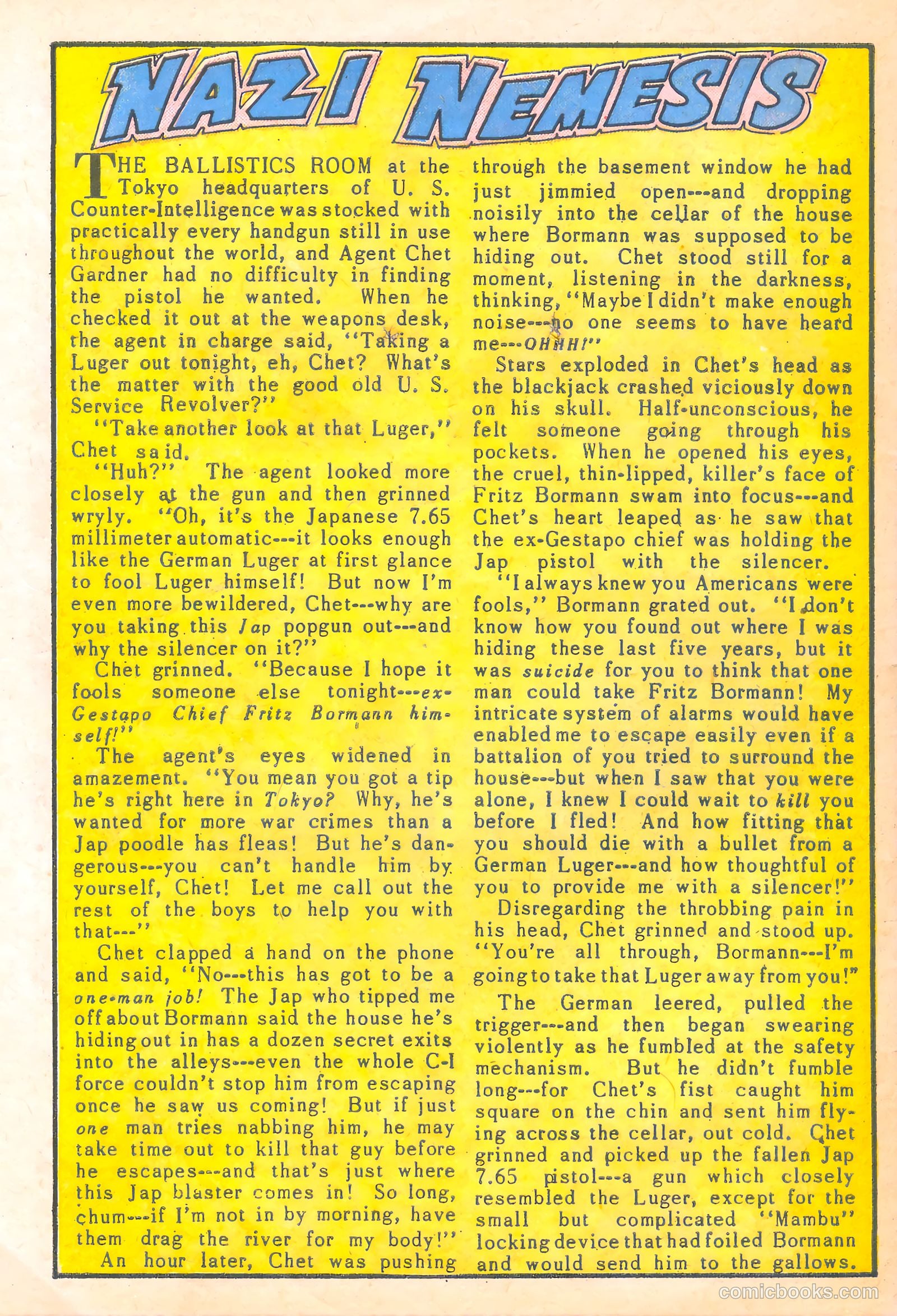 Spy-Hunters #11 (1951) — page 48 of 52