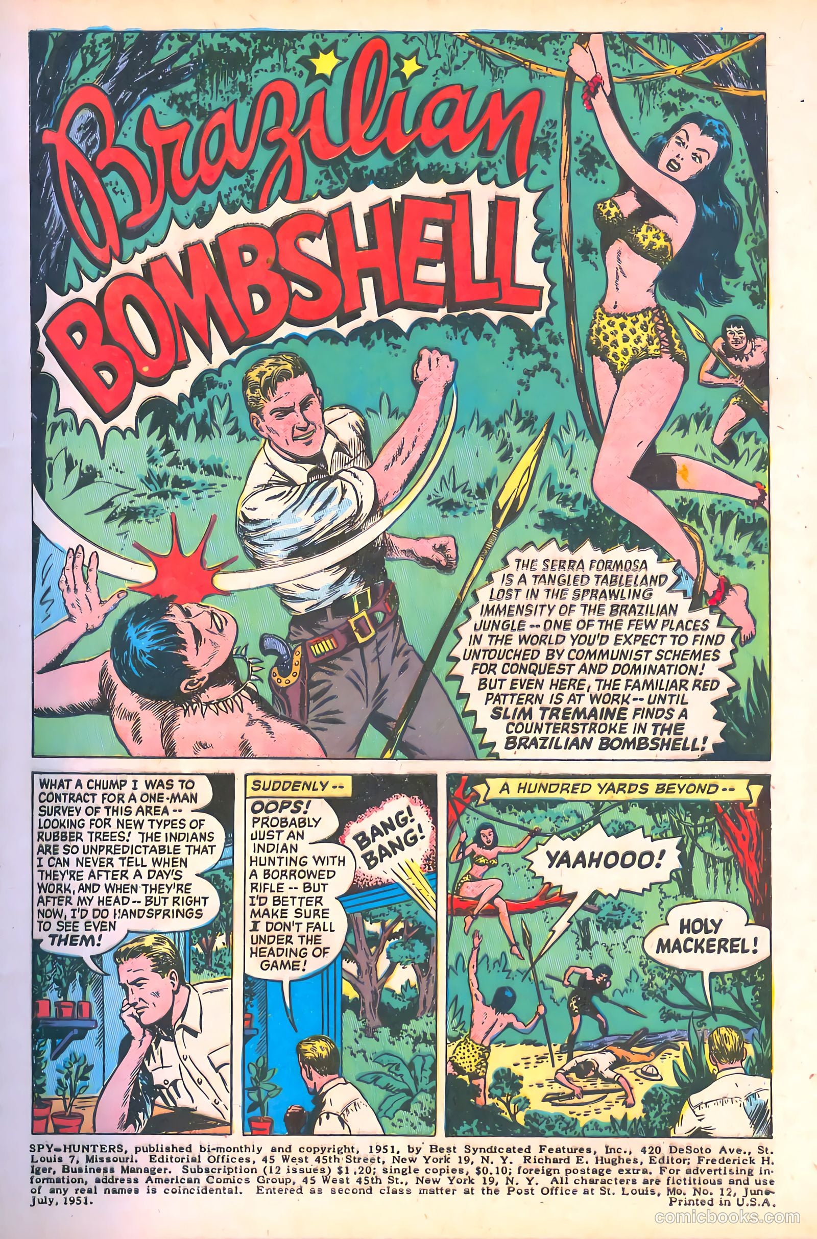Spy-Hunters #12 (1951) — page 3 of 52