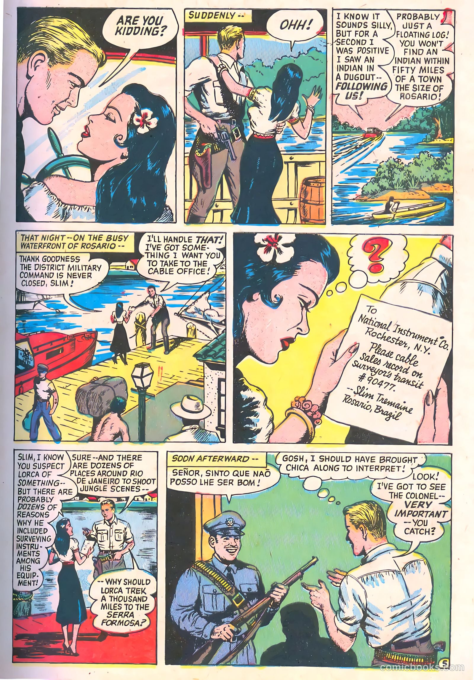 Spy-Hunters #12 (1951) — page 7 of 52