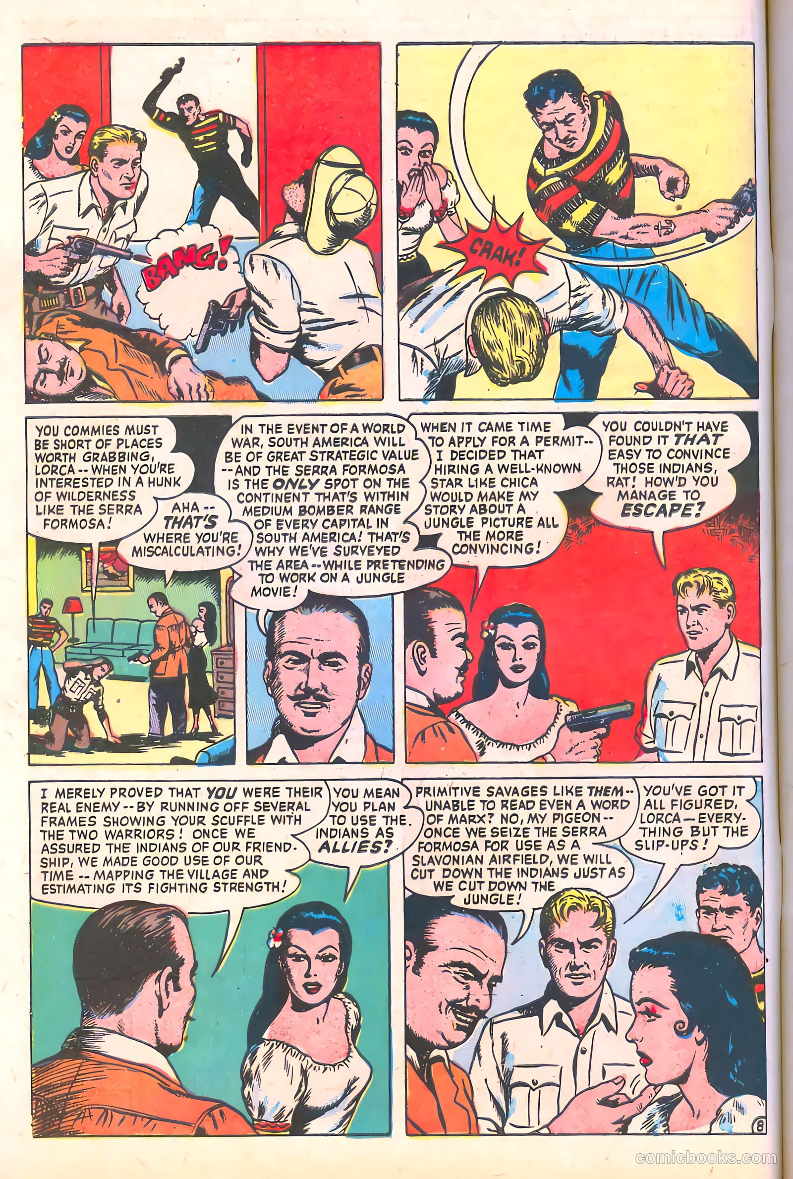 Spy-Hunters #12 (1951) — page 10 of 52