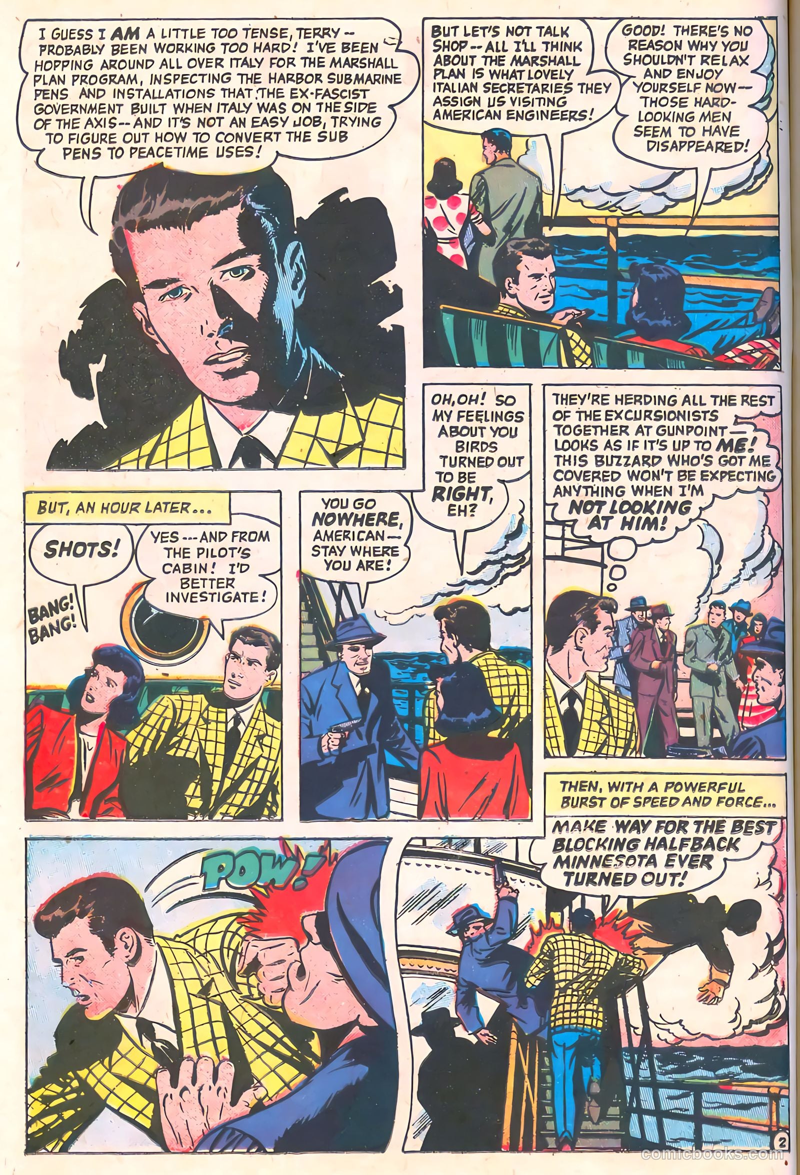 Spy-Hunters #12 (1951) — page 16 of 52
