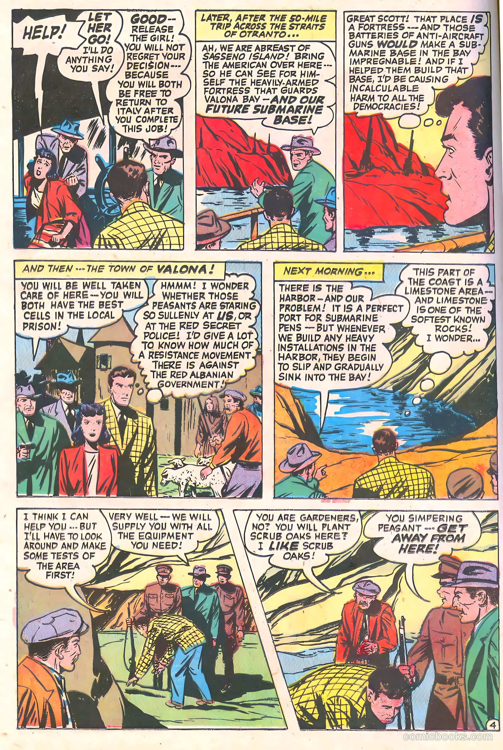 Spy-Hunters #12 (1951) — page 18 of 52