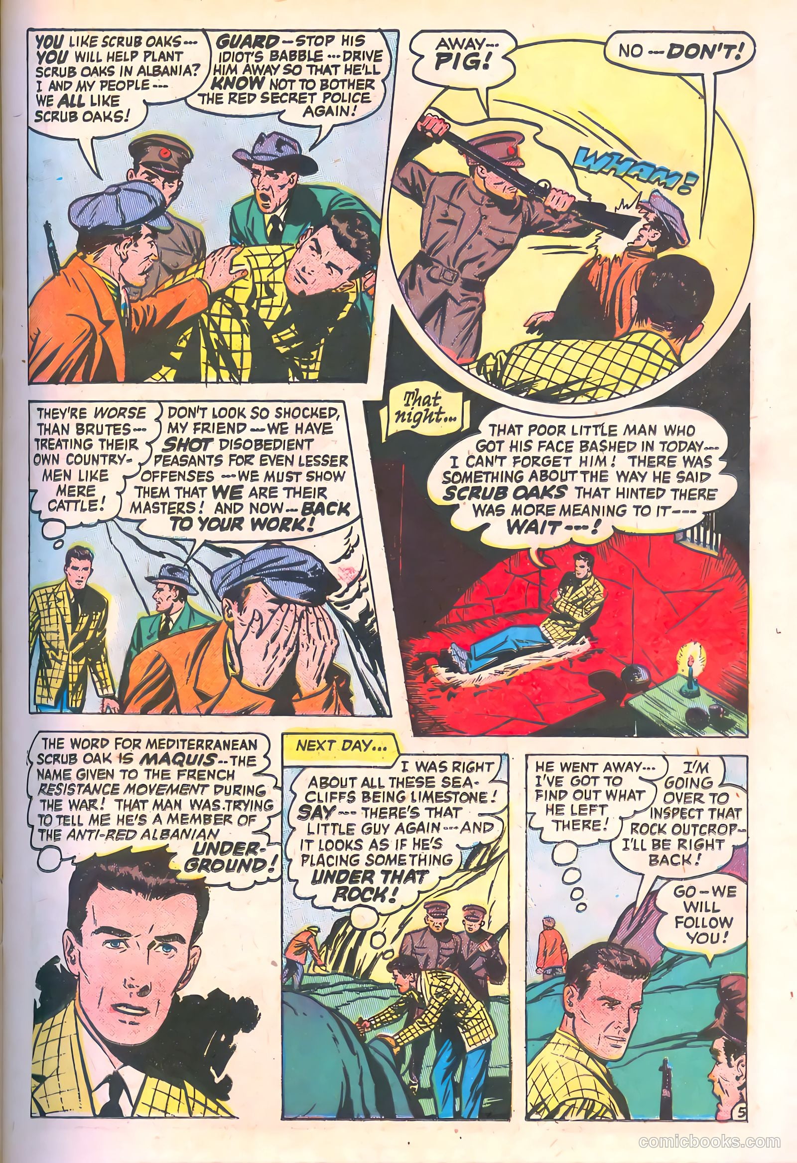 Spy-Hunters #12 (1951) — page 19 of 52