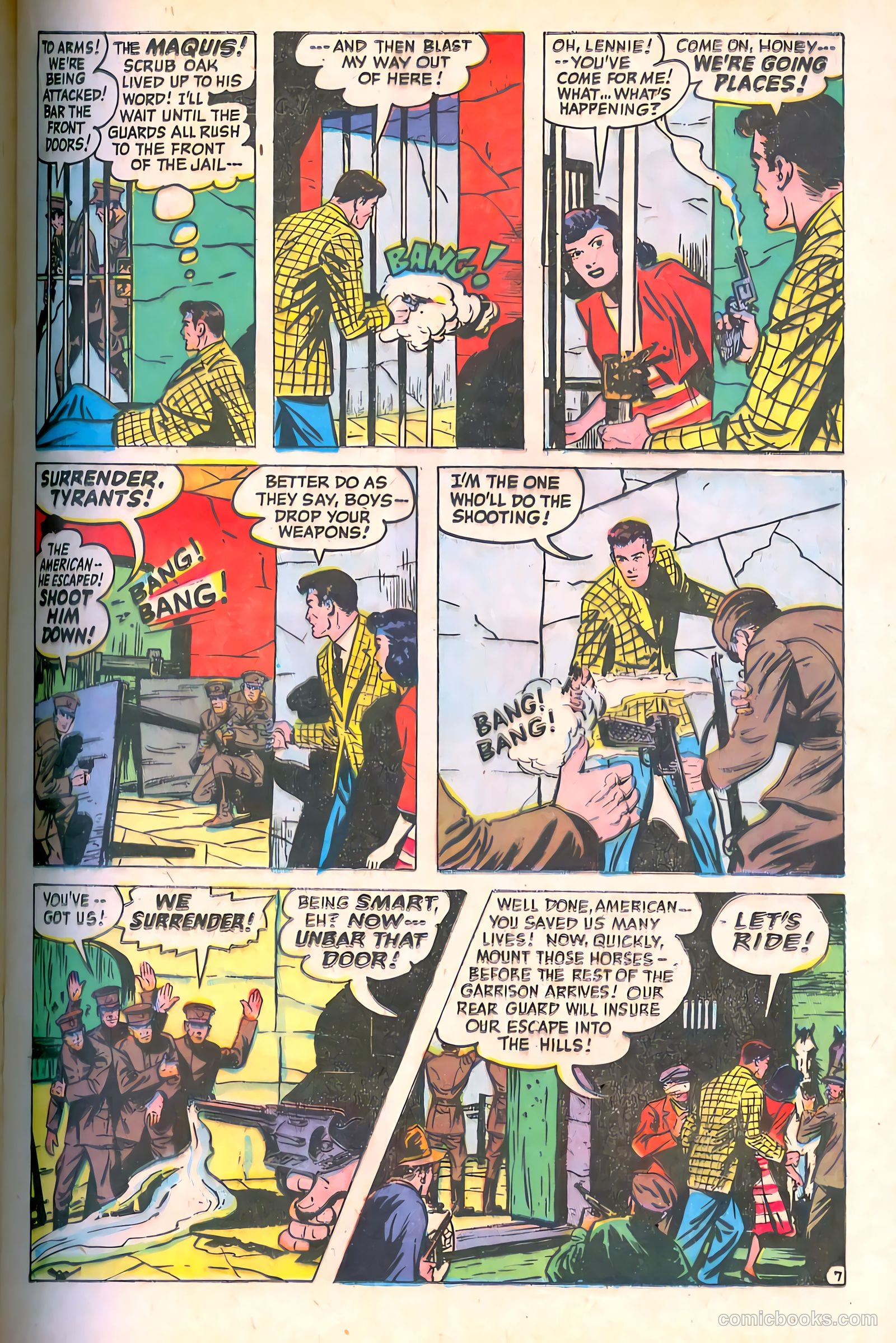 Spy-Hunters #12 (1951) — page 21 of 52
