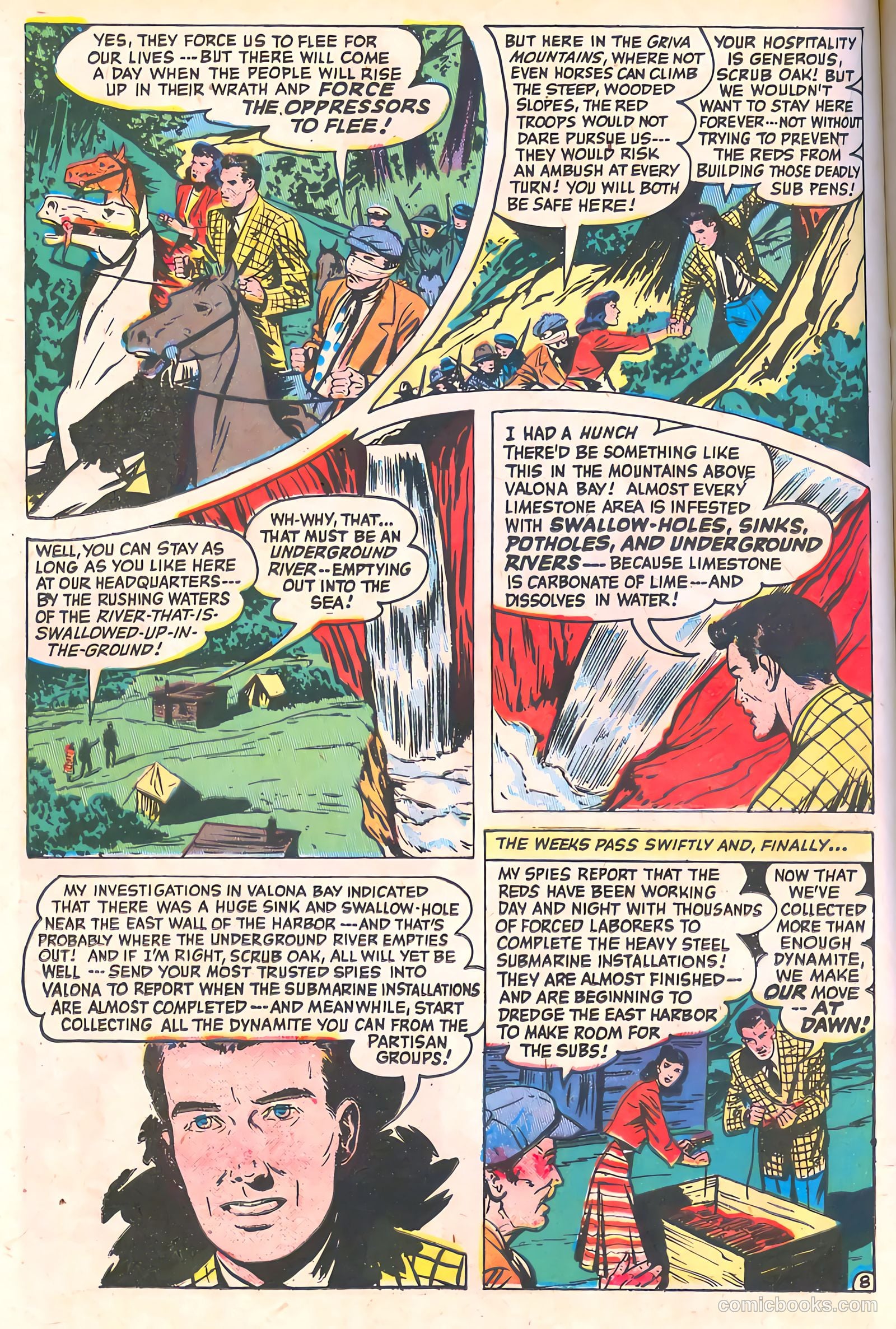 Spy-Hunters #12 (1951) — page 22 of 52