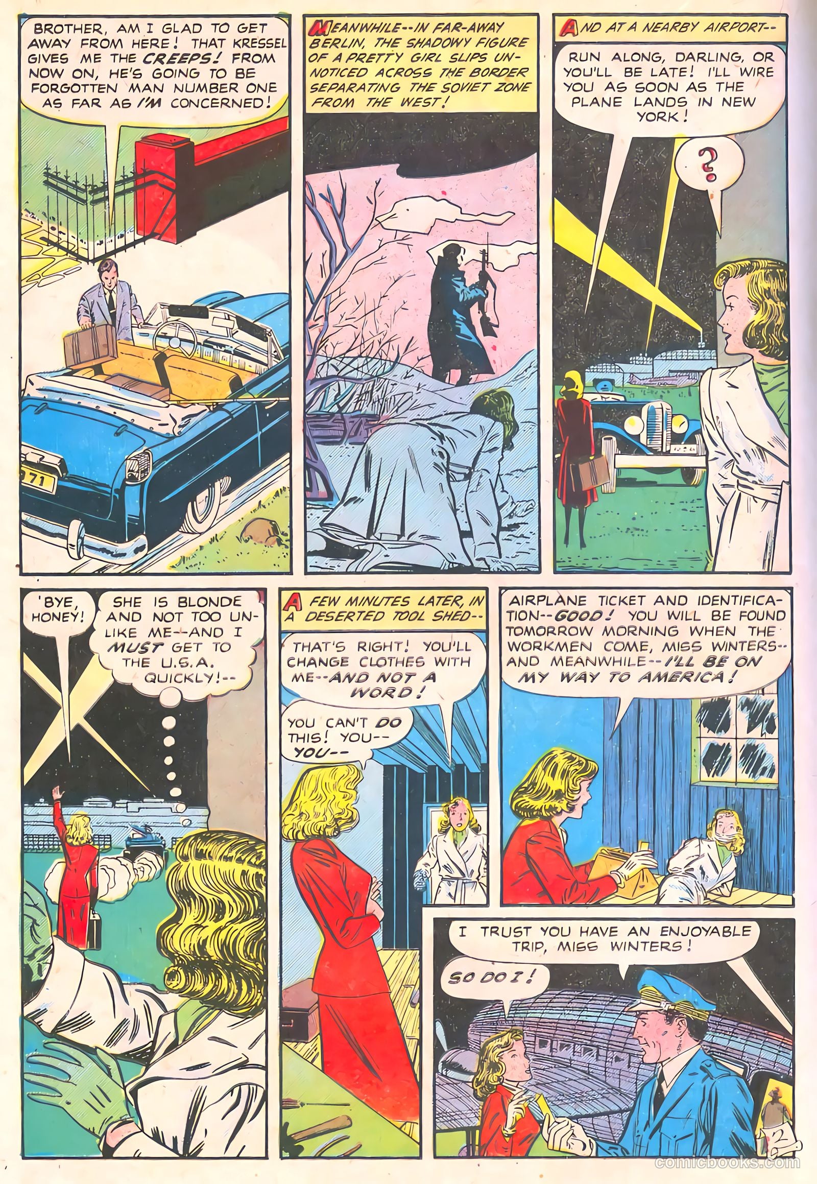 Spy-Hunters #12 (1951) — page 28 of 52