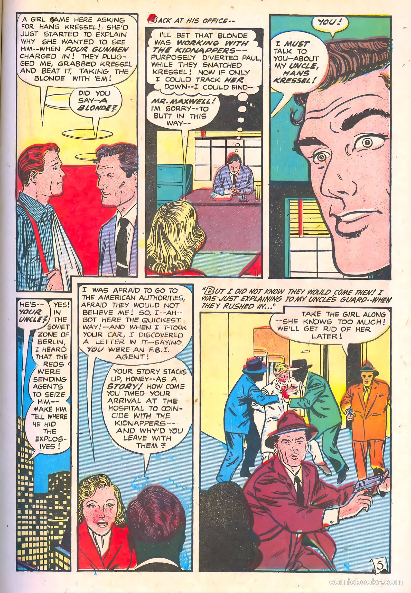 Spy-Hunters #12 (1951) — page 31 of 52