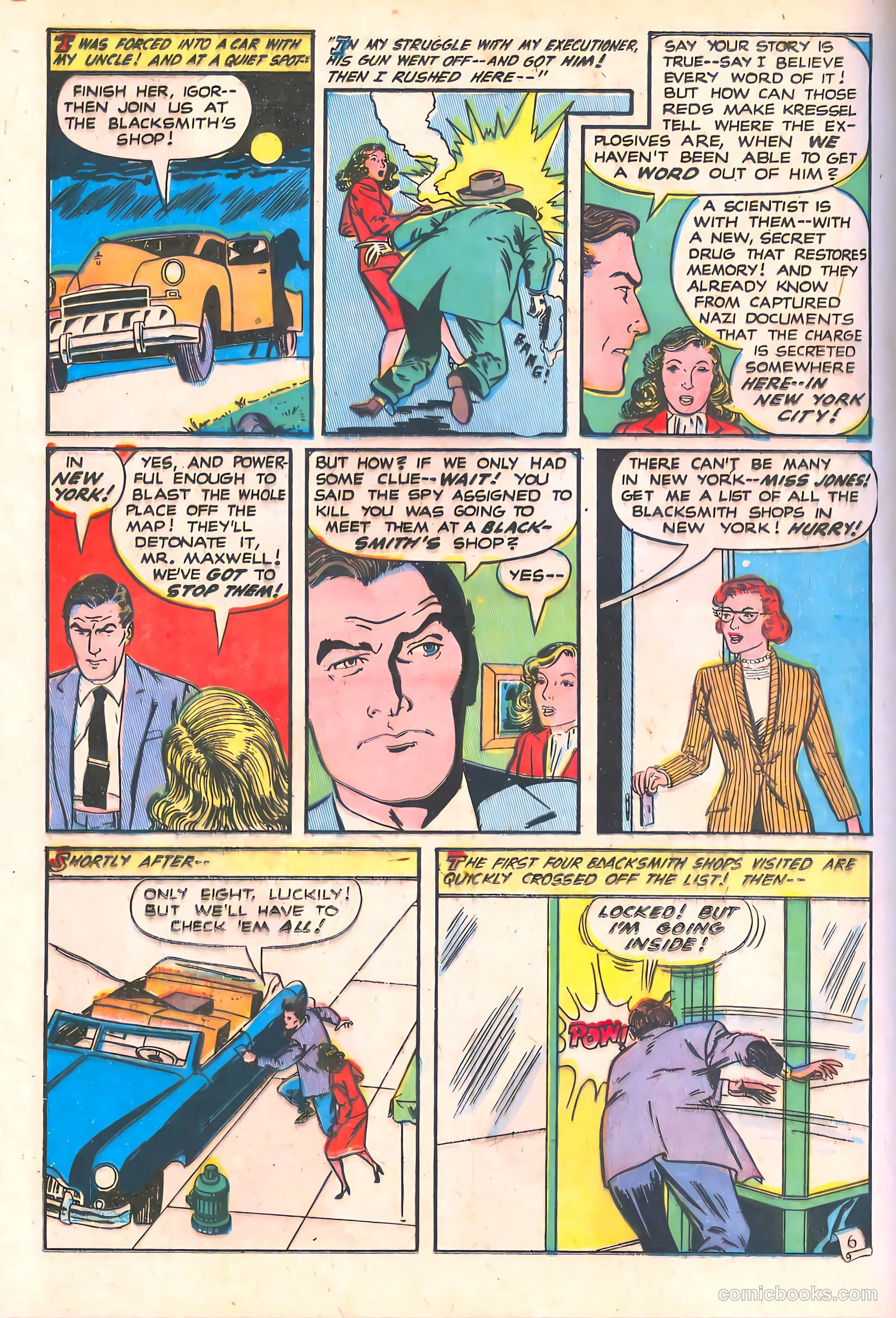 Spy-Hunters #12 (1951) — page 32 of 52