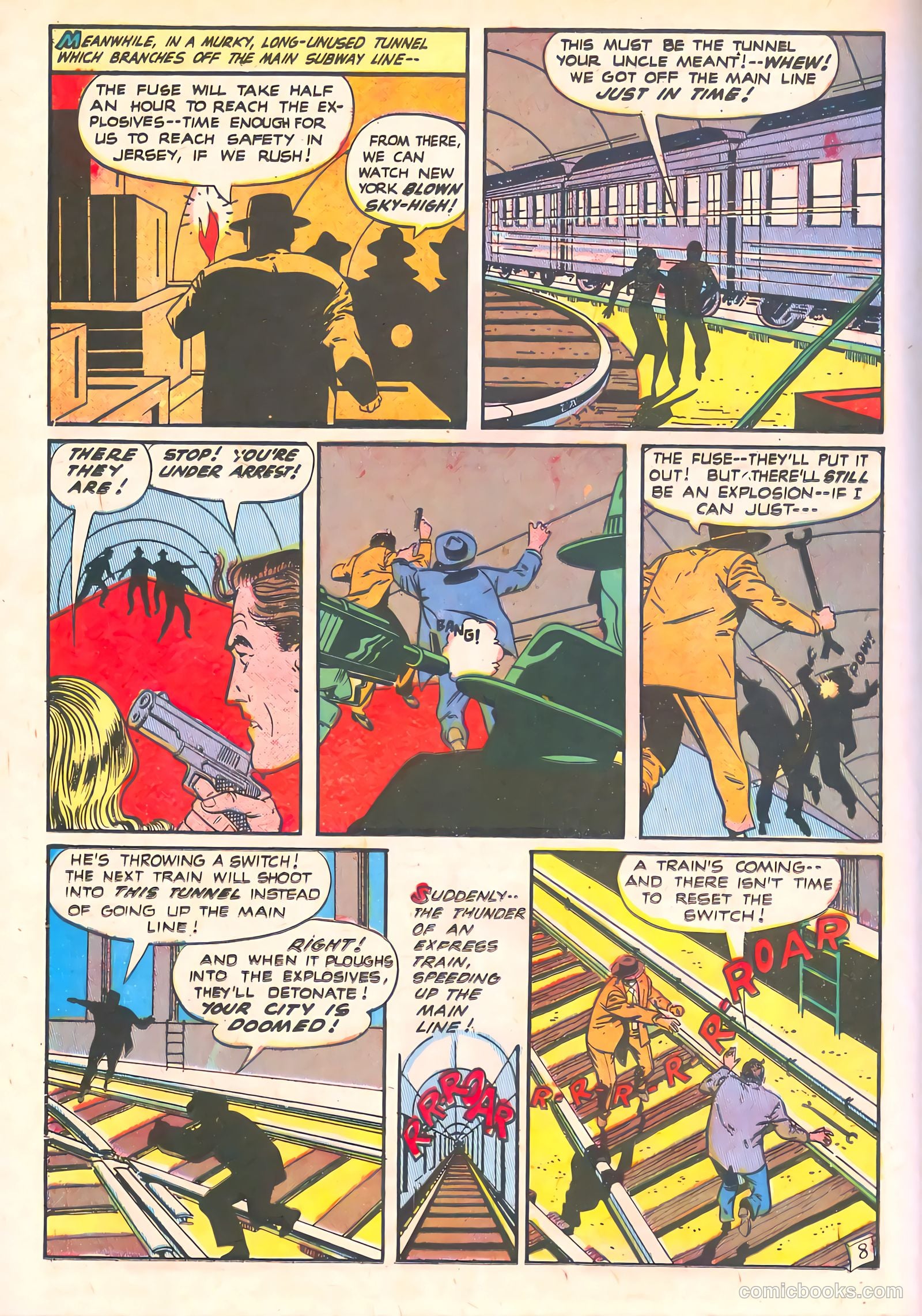 Spy-Hunters #12 (1951) — page 34 of 52