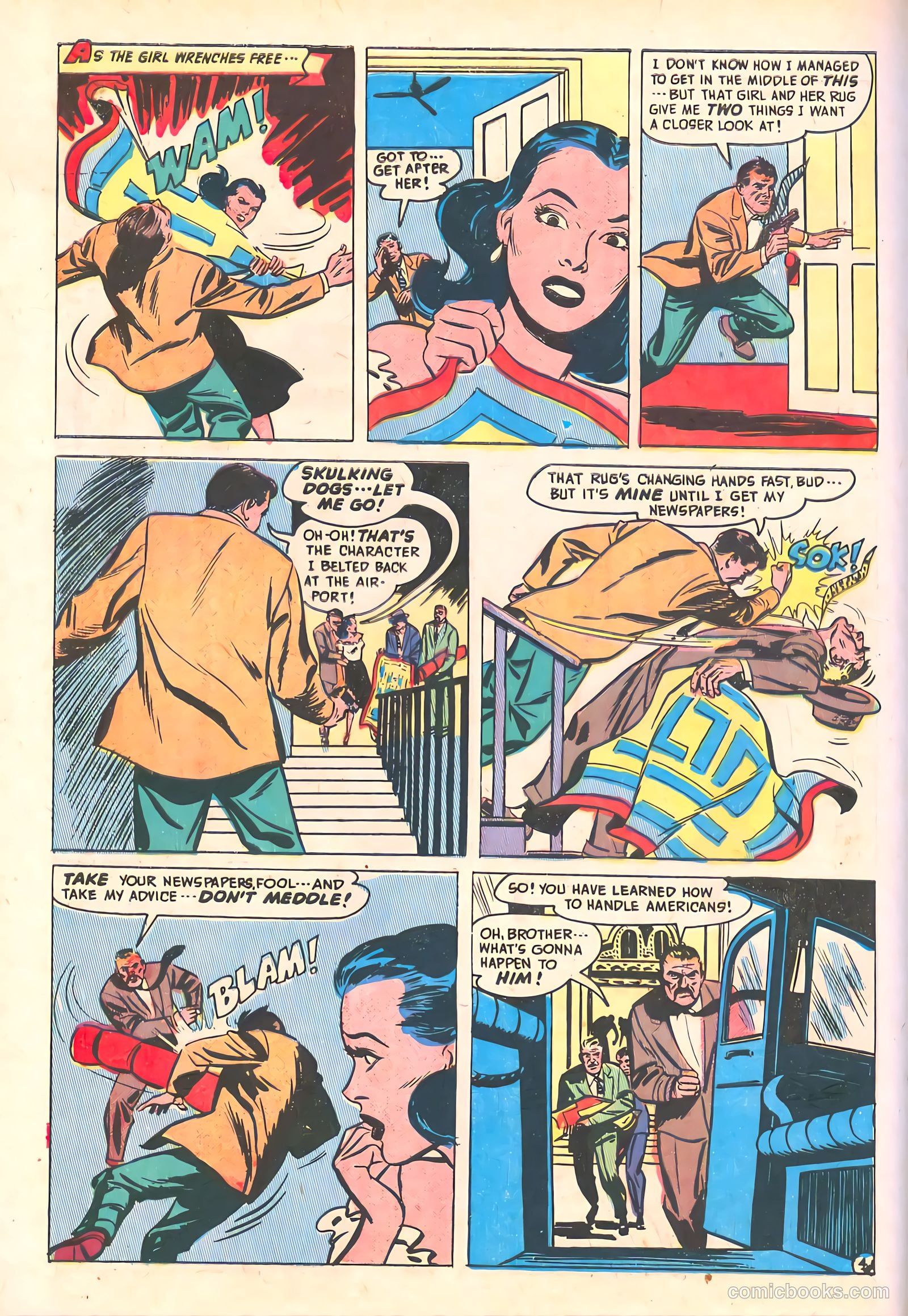 Spy-Hunters #12 (1951) — page 42 of 52