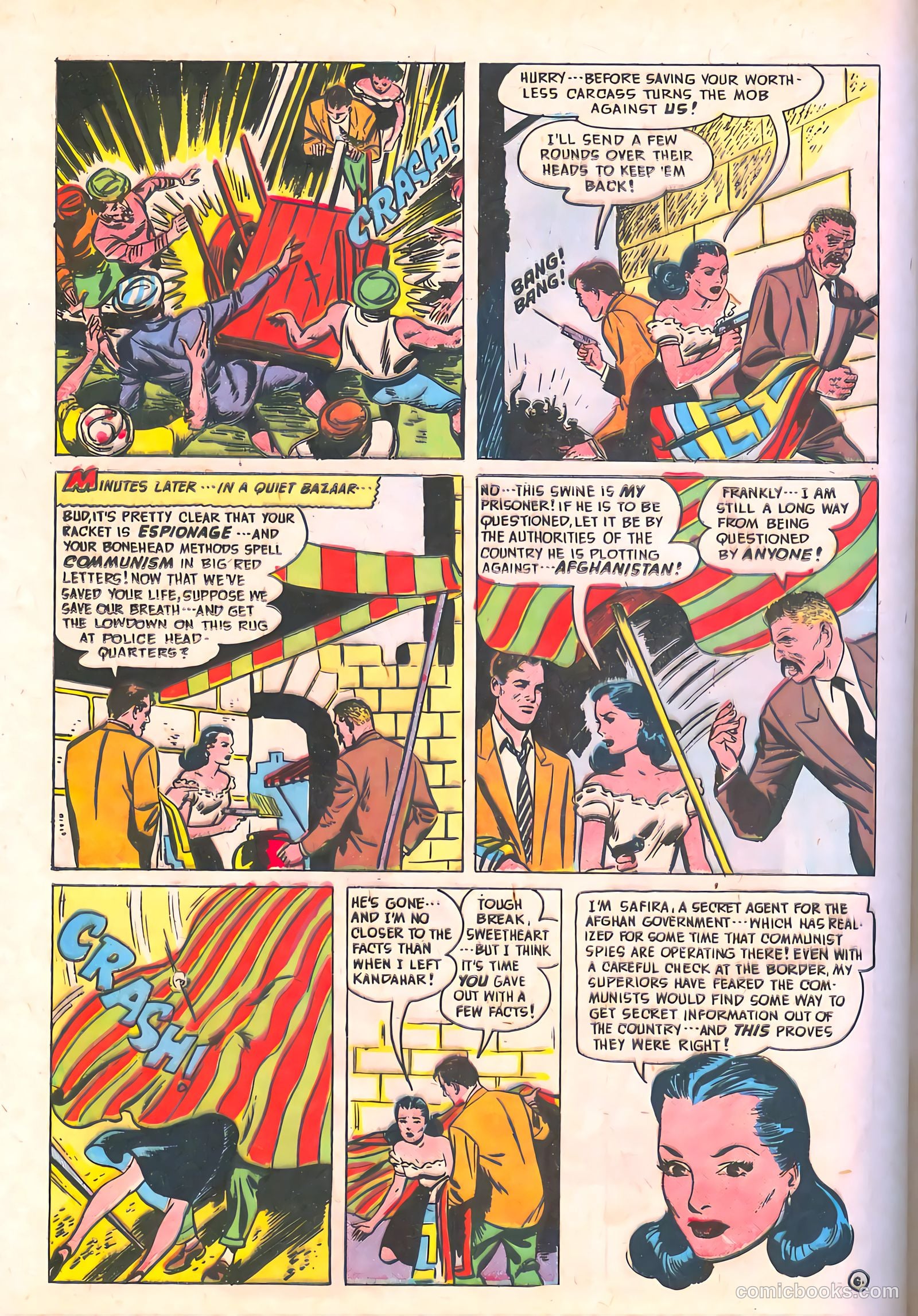 Spy-Hunters #12 (1951) — page 44 of 52