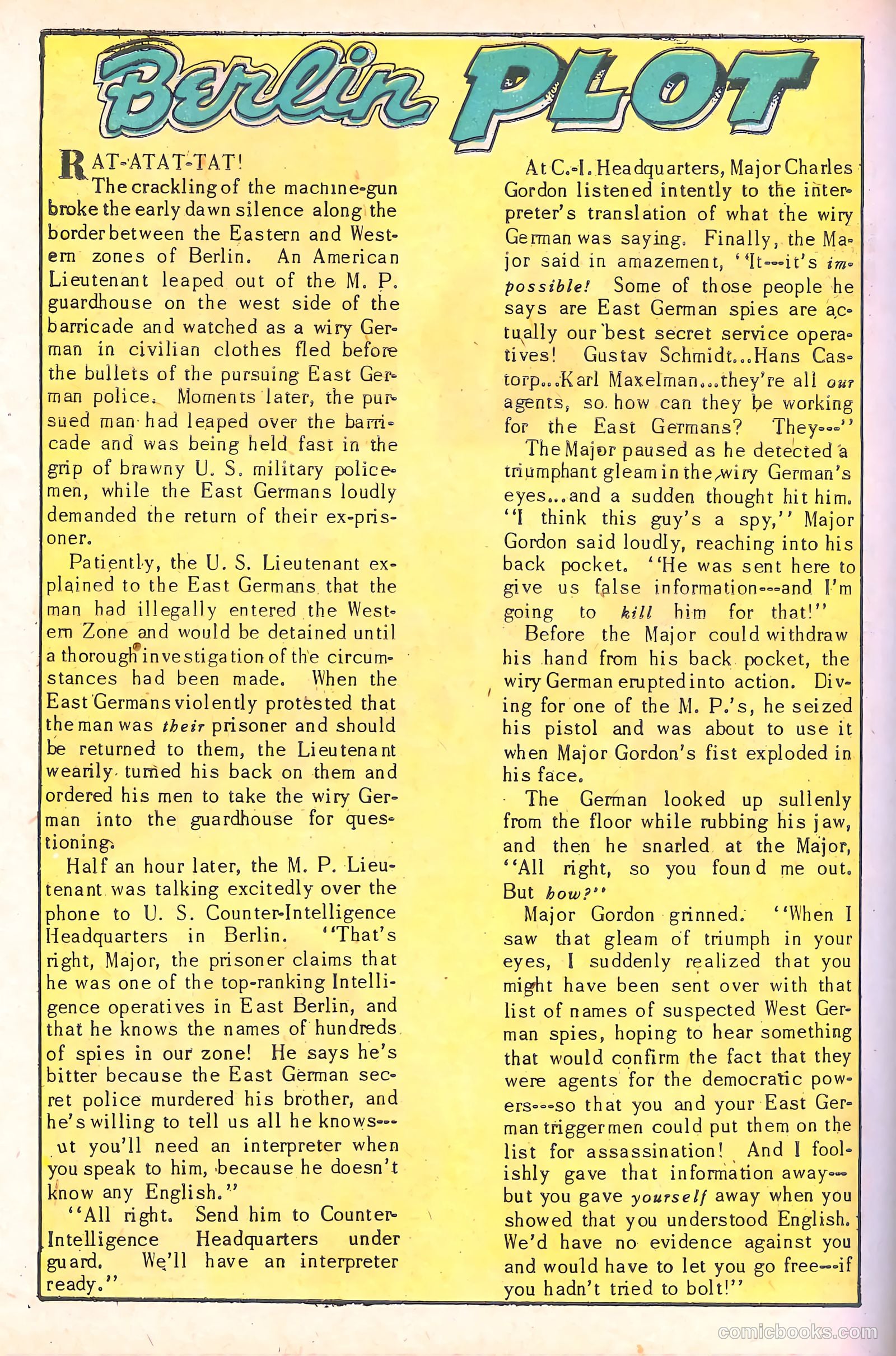 Spy-Hunters #12 (1951) — page 48 of 52