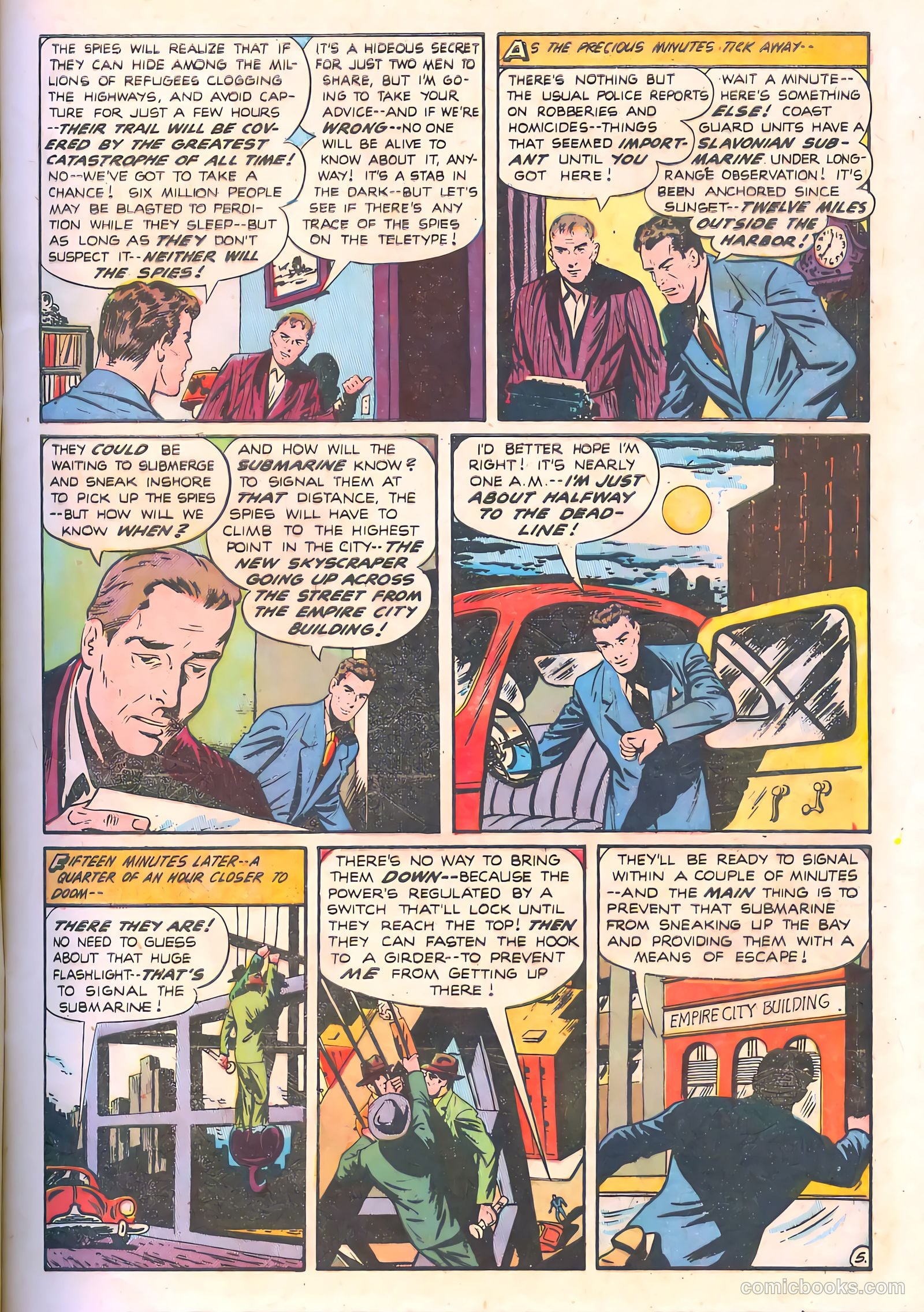 Spy-Hunters #13 (1951) — page 7 of 52