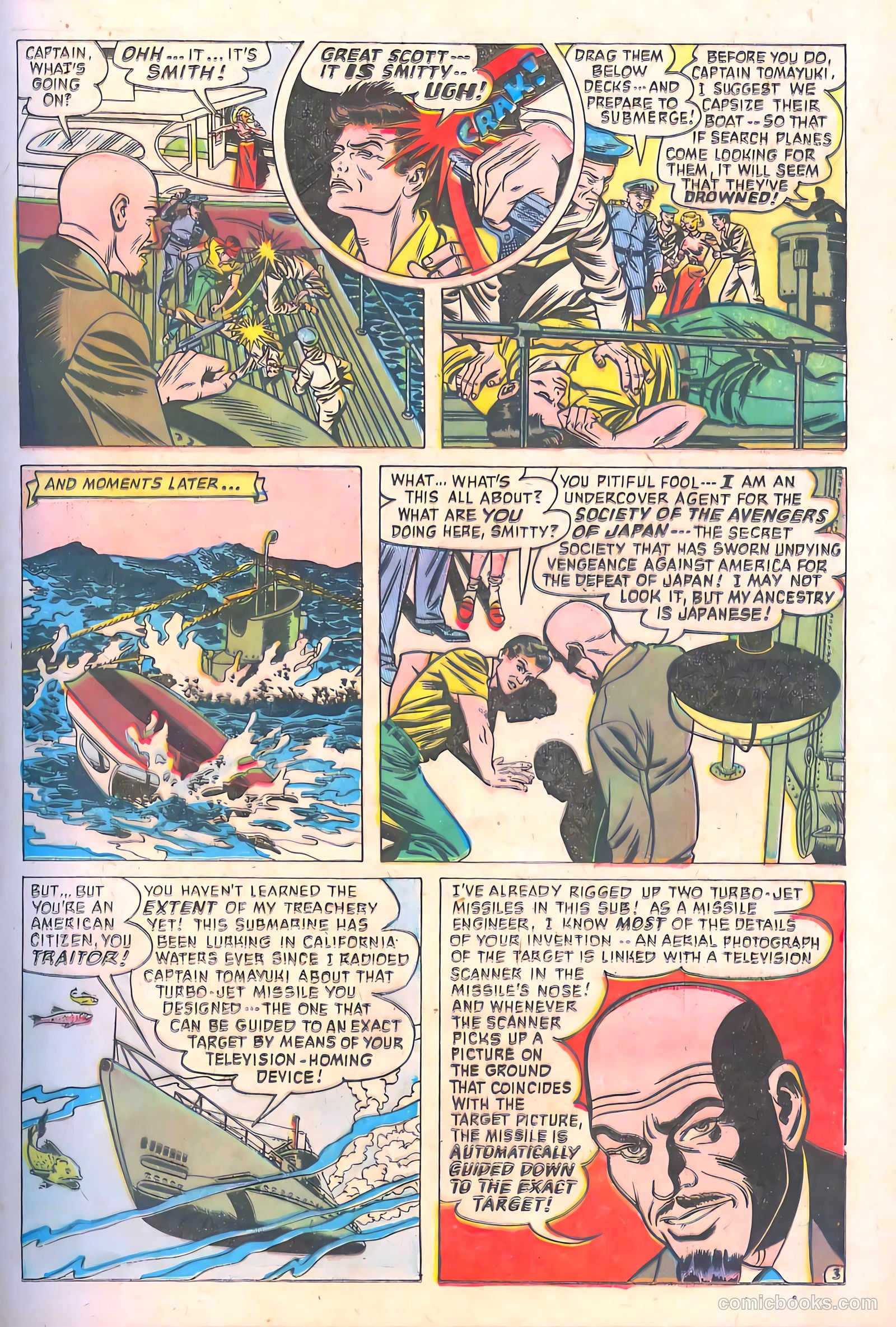 Spy-Hunters #13 (1951) — page 17 of 52
