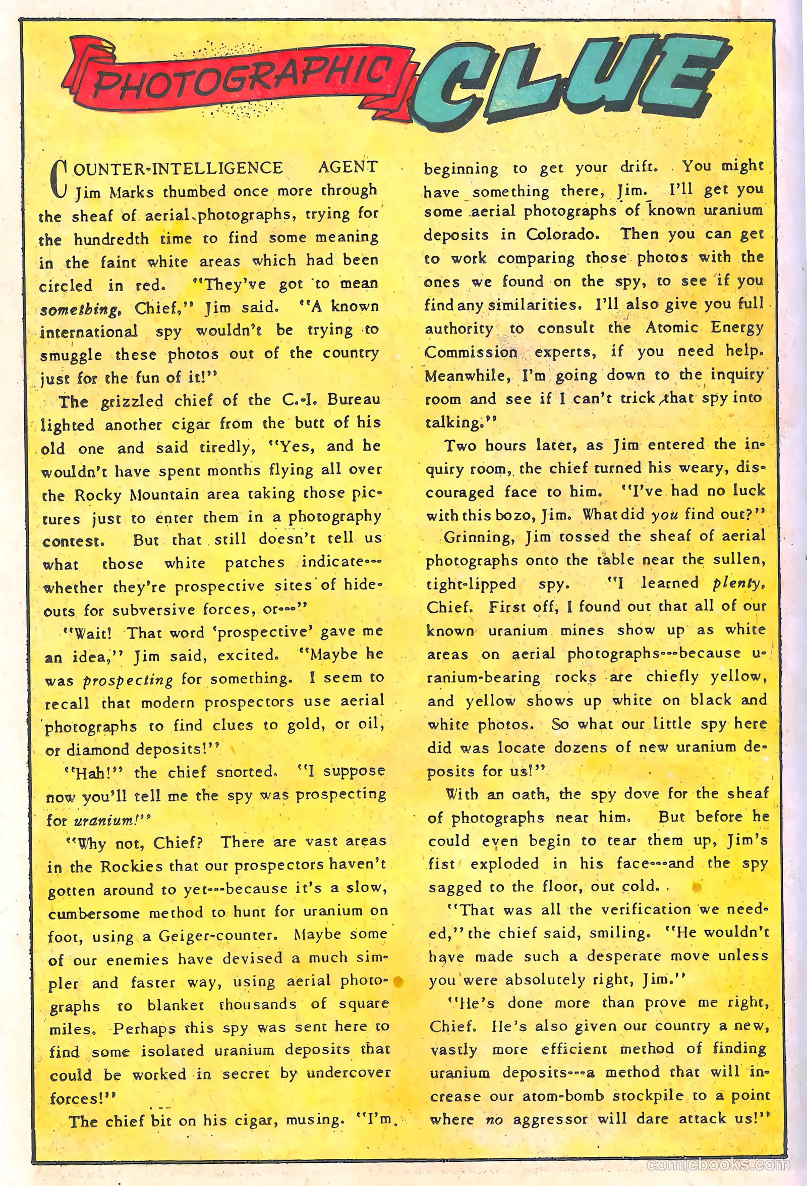Spy-Hunters #13 (1951) — page 26 of 52