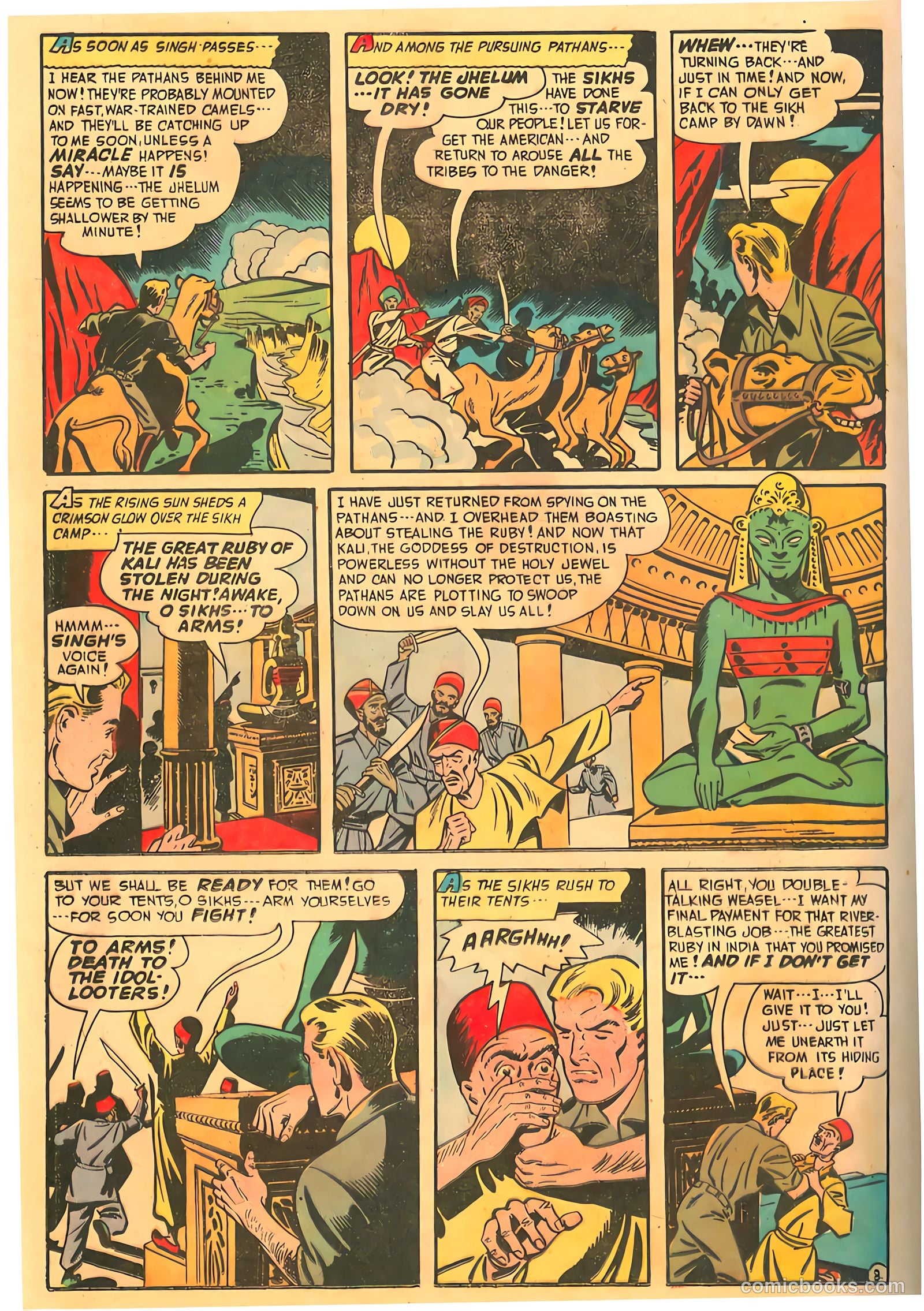 Spy-Hunters #13 (1951) — page 34 of 52