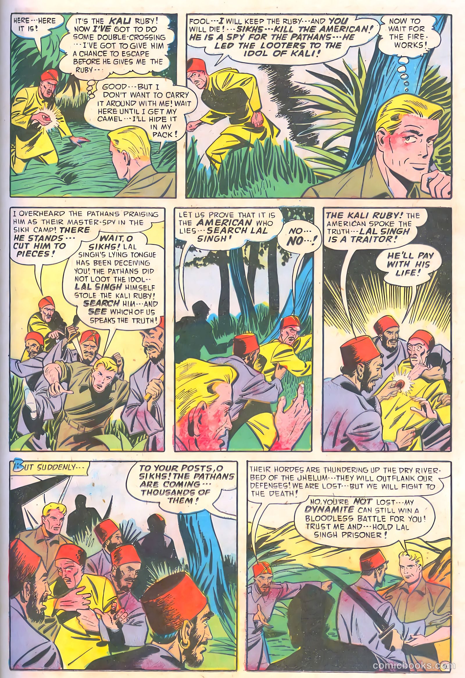 Spy-Hunters #13 (1951) — page 35 of 52