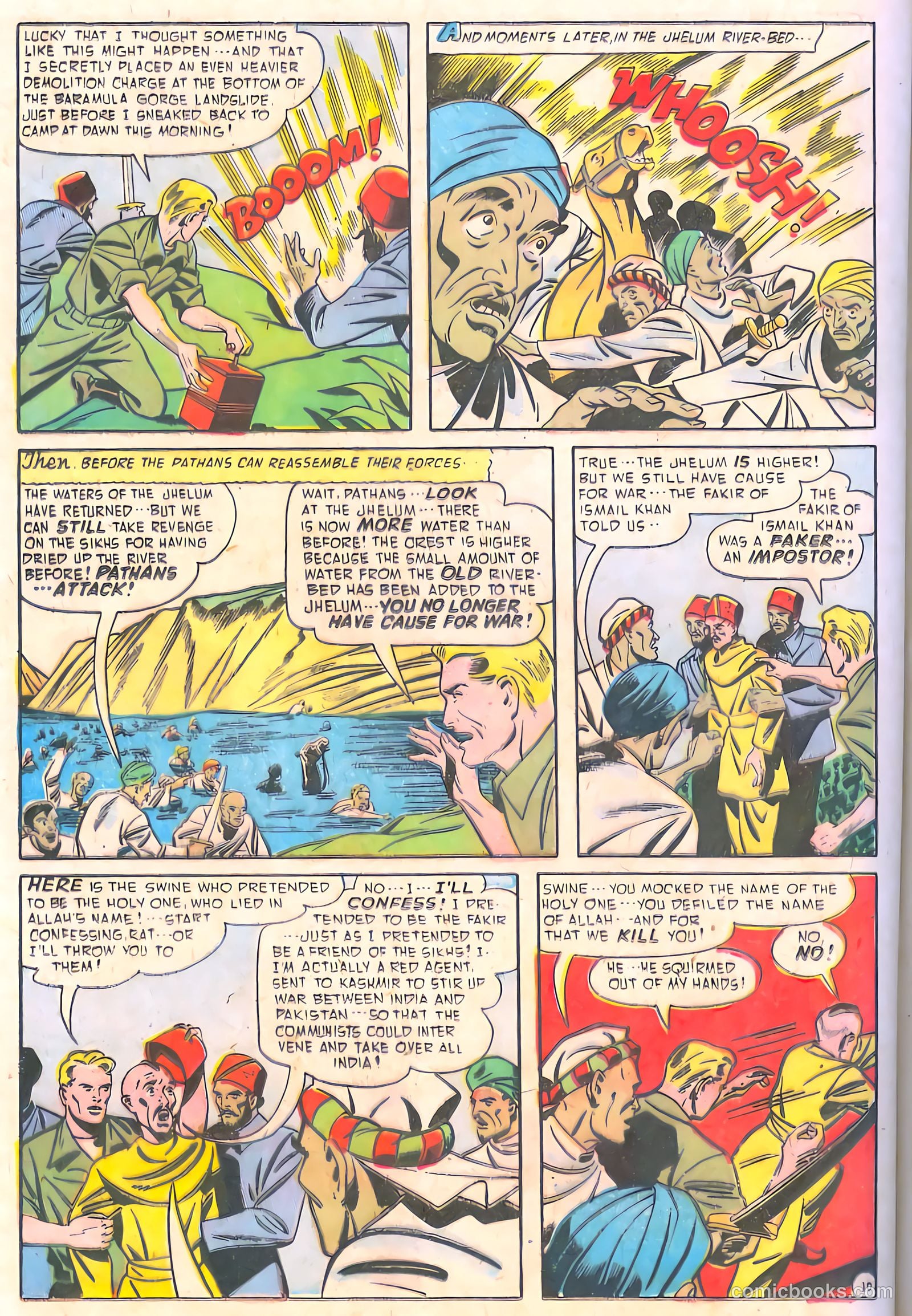 Spy-Hunters #13 (1951) — page 36 of 52