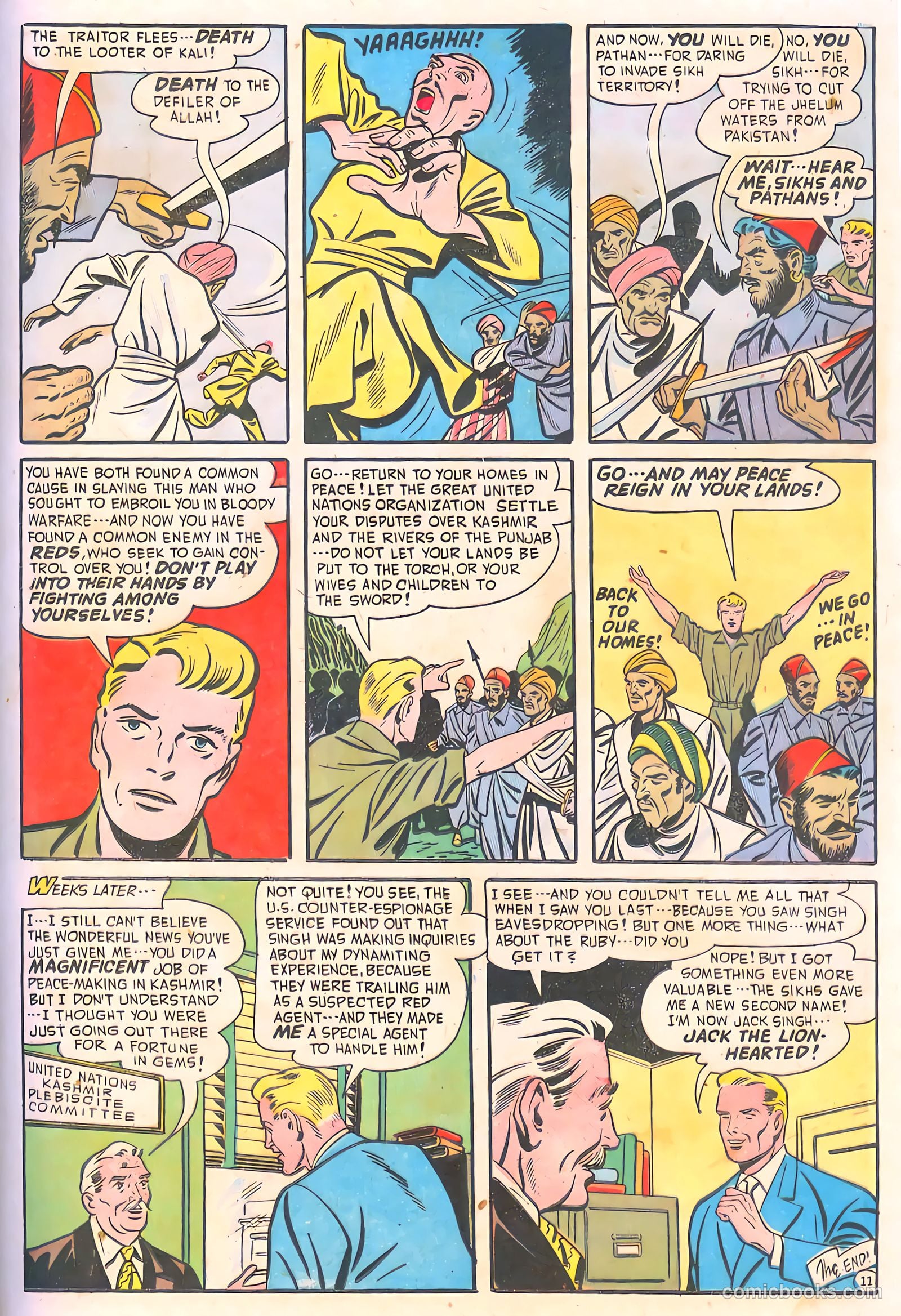 Spy-Hunters #13 (1951) — page 37 of 52