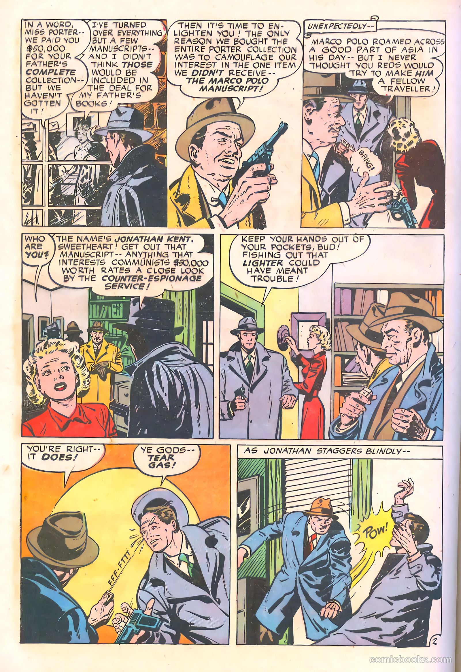 Spy-Hunters #13 (1951) — page 40 of 52