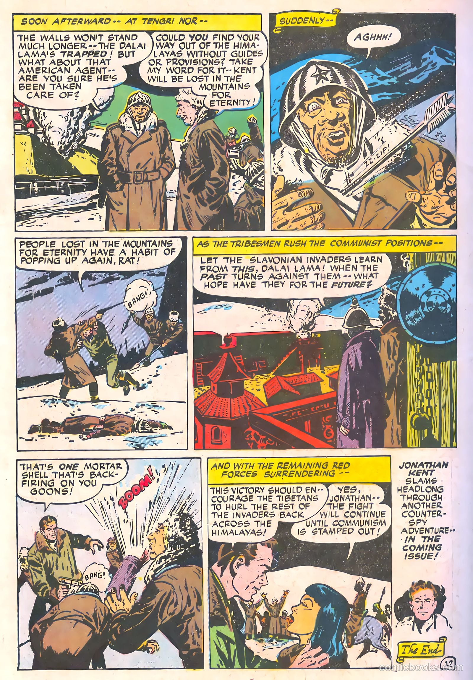 Spy-Hunters #13 (1951) — page 50 of 52