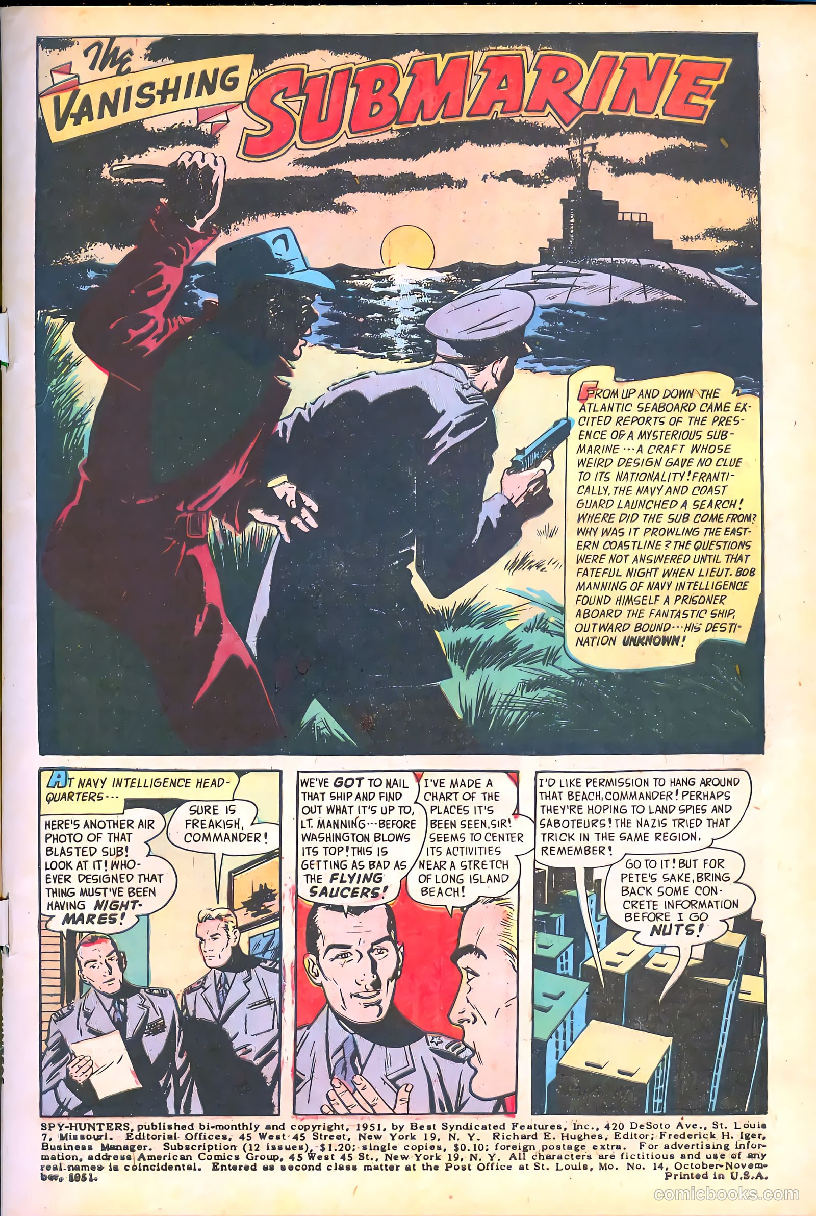 Spy-Hunters #14 (1951) — page 3 of 52