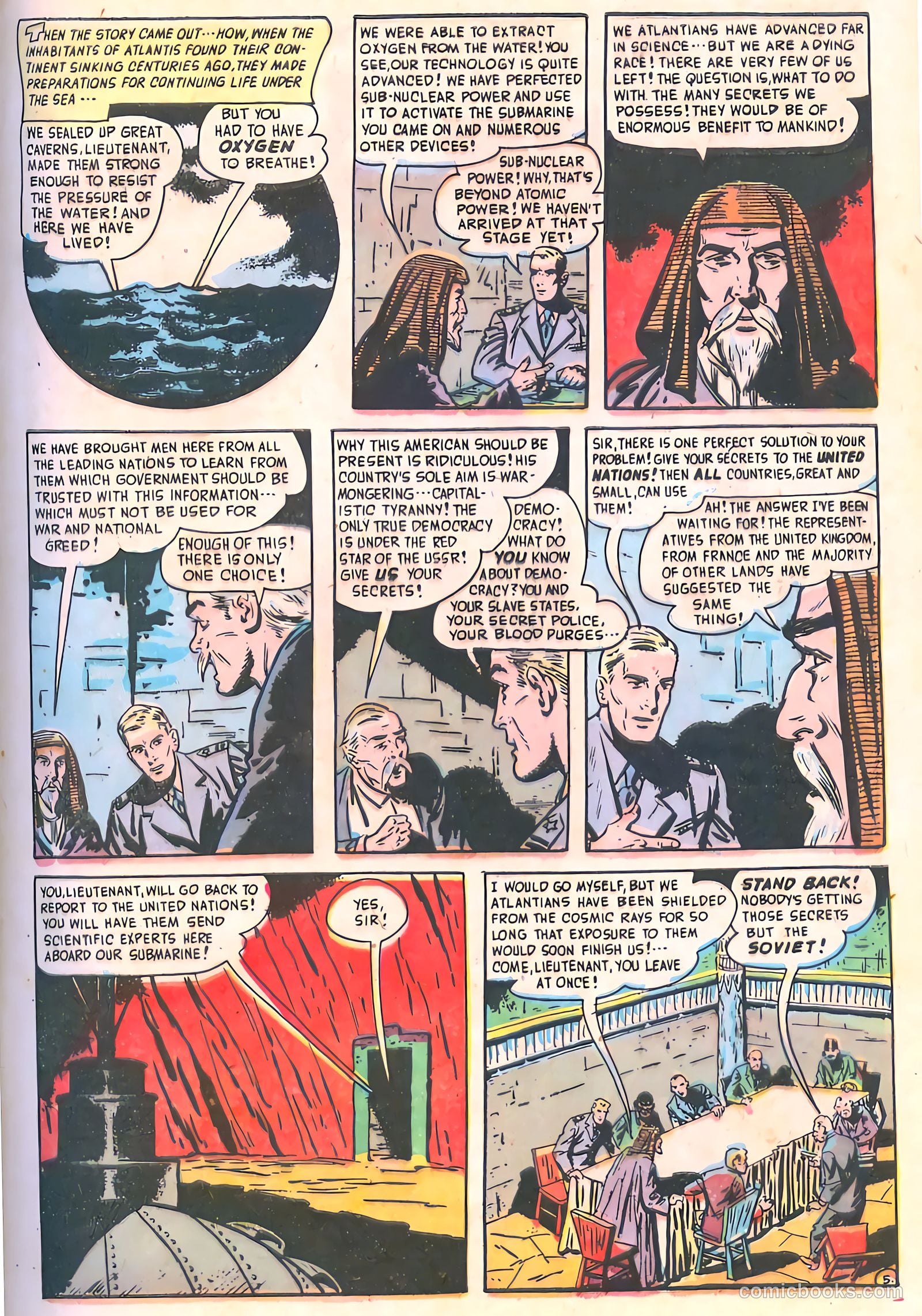 Spy-Hunters #14 (1951) — page 7 of 52