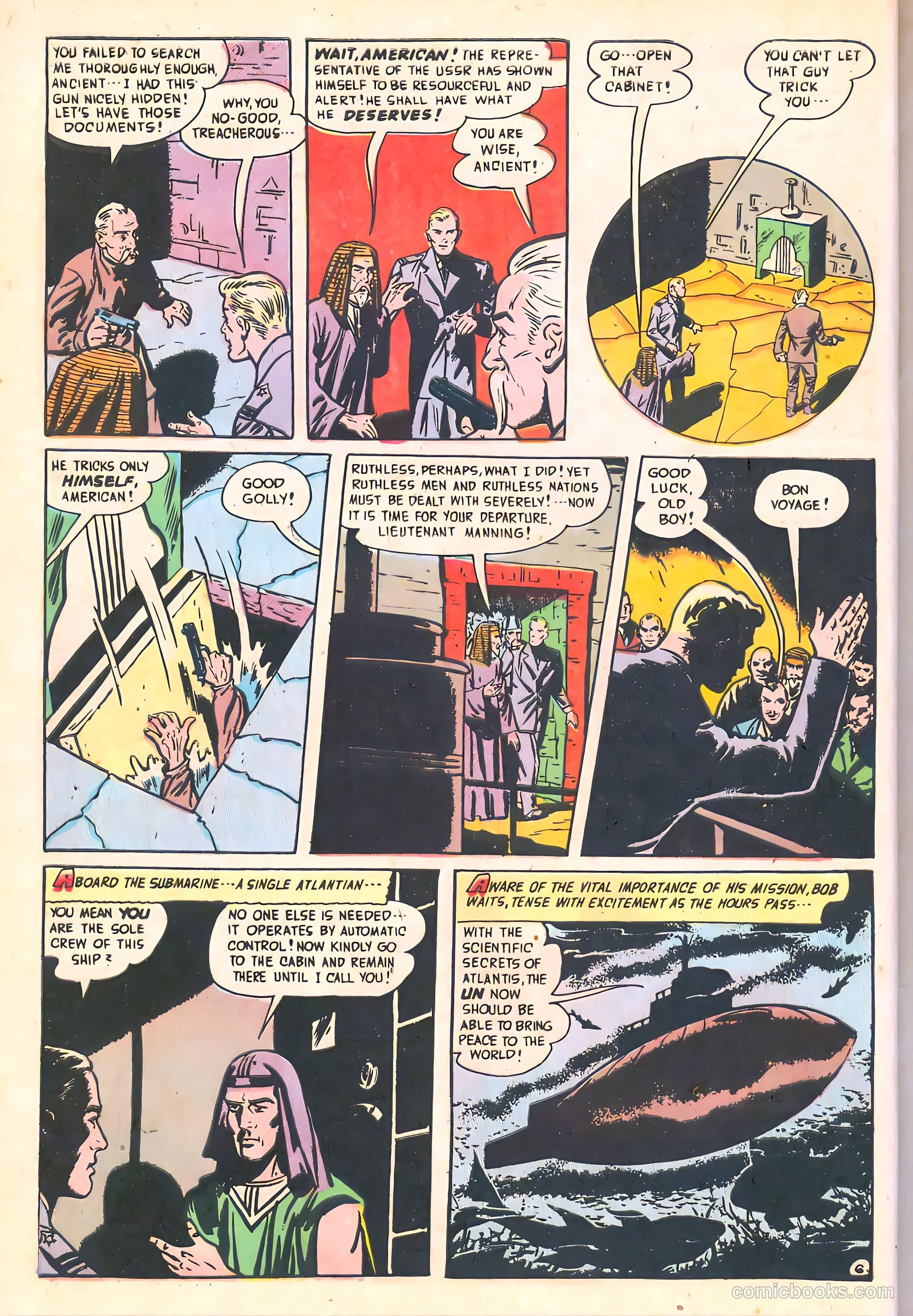 Spy-Hunters #14 (1951) — page 8 of 52