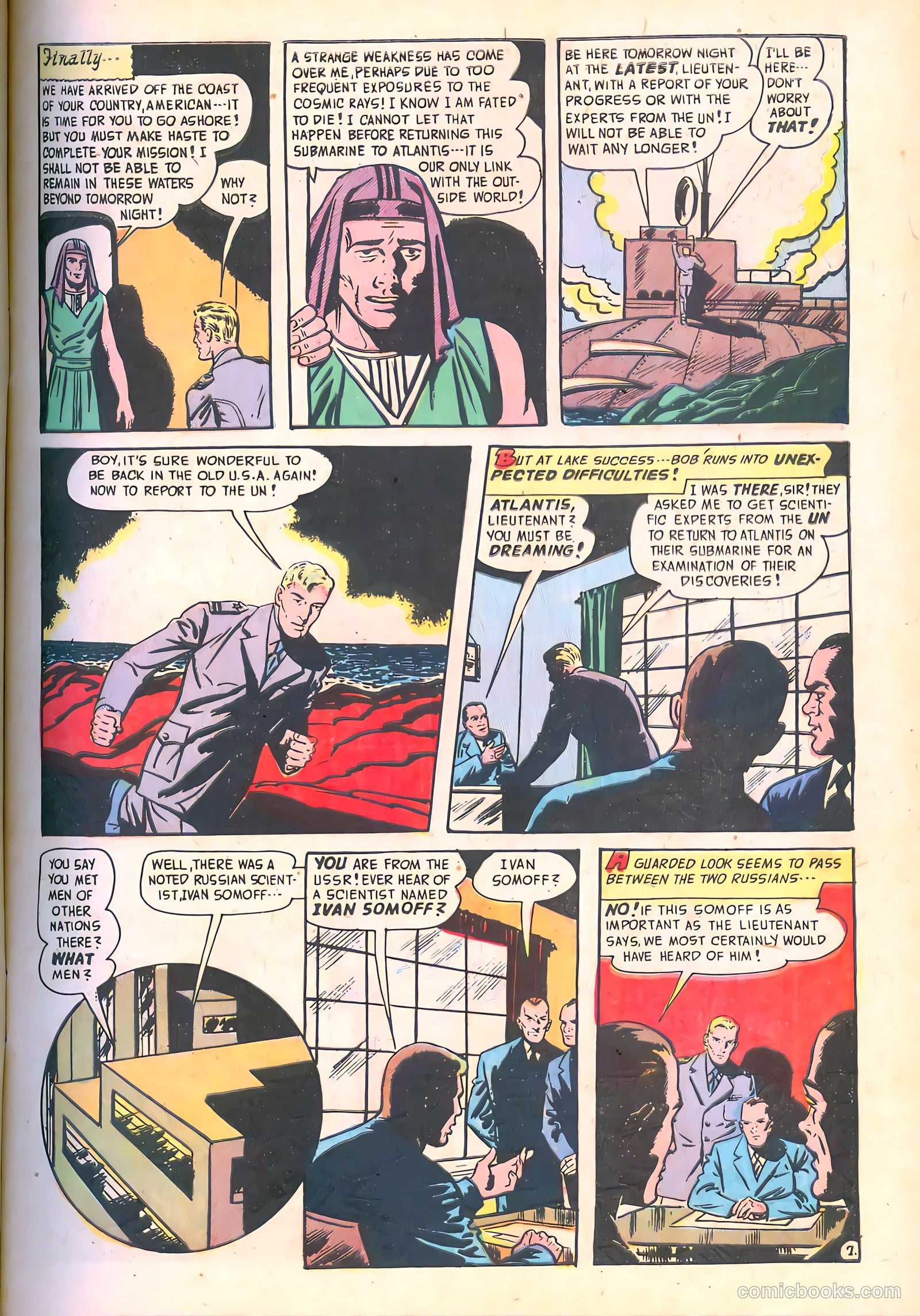 Spy-Hunters #14 (1951) — page 9 of 52