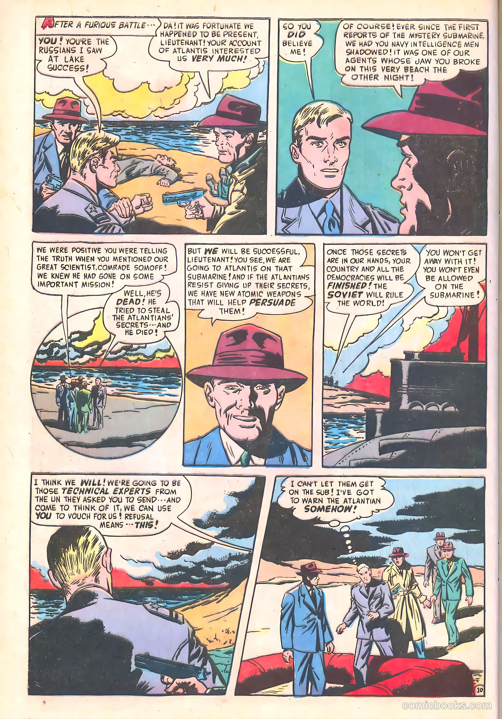 Spy-Hunters #14 (1951) — page 12 of 52