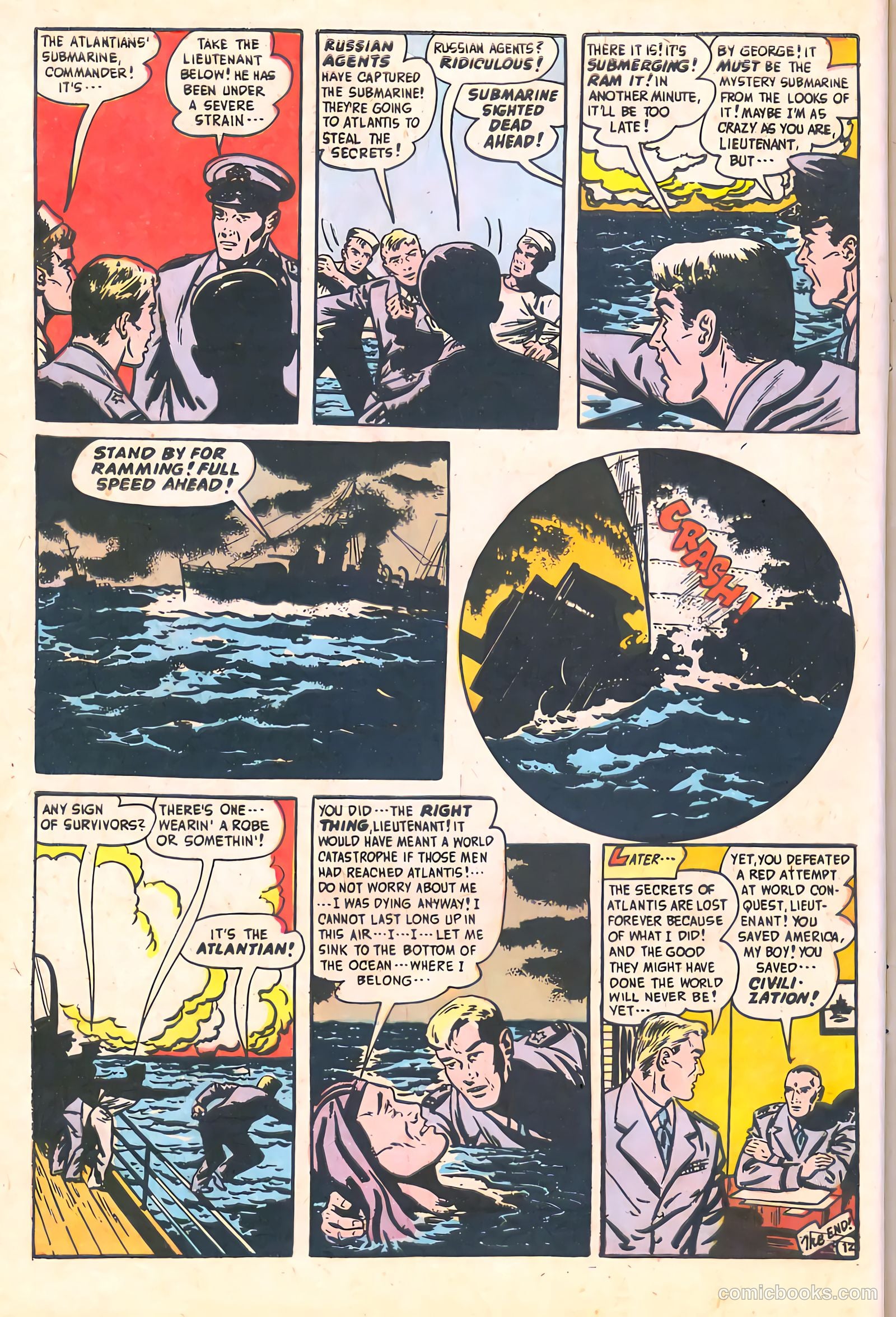 Spy-Hunters #14 (1951) — page 14 of 52