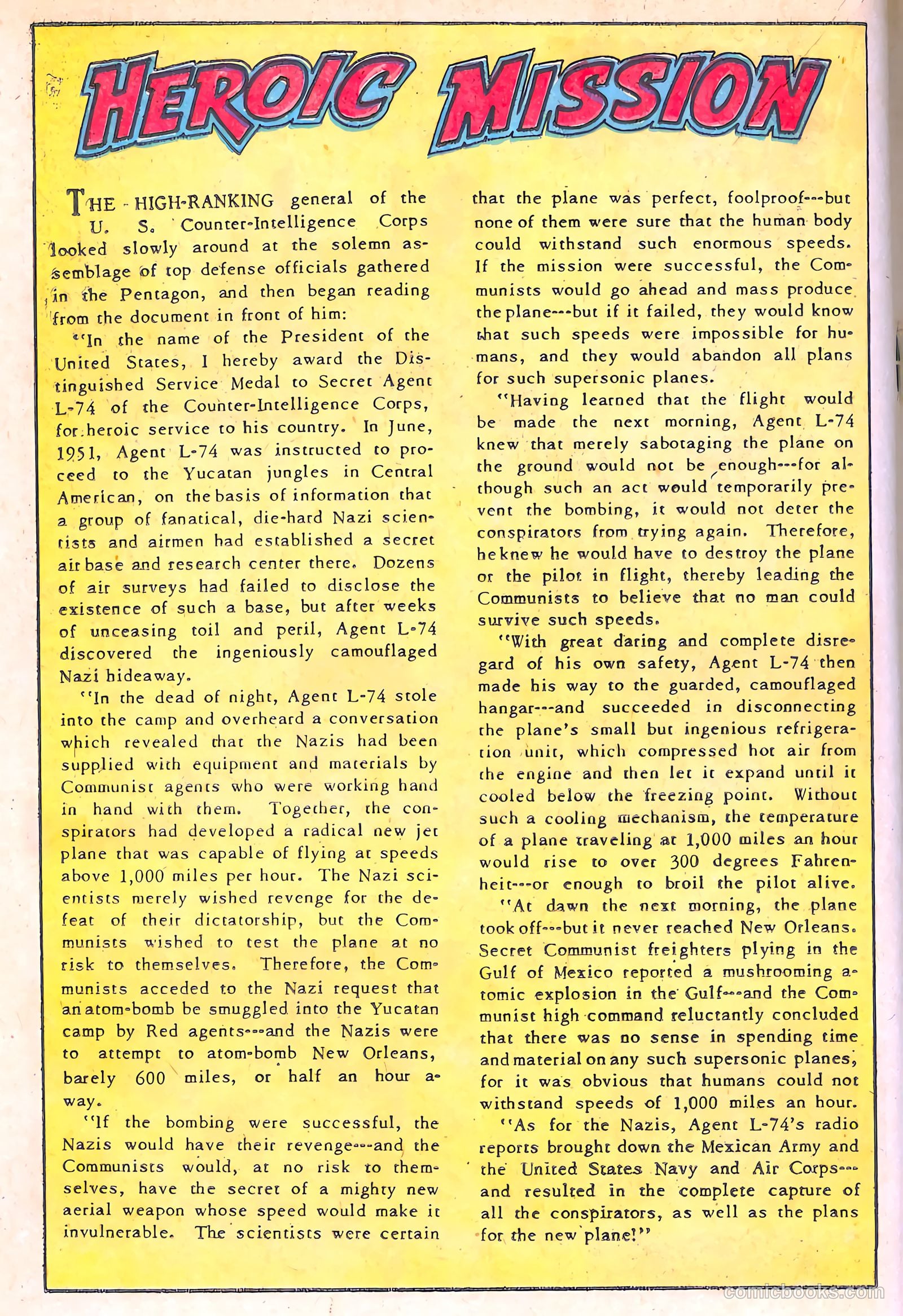 Spy-Hunters #14 (1951) — page 26 of 52