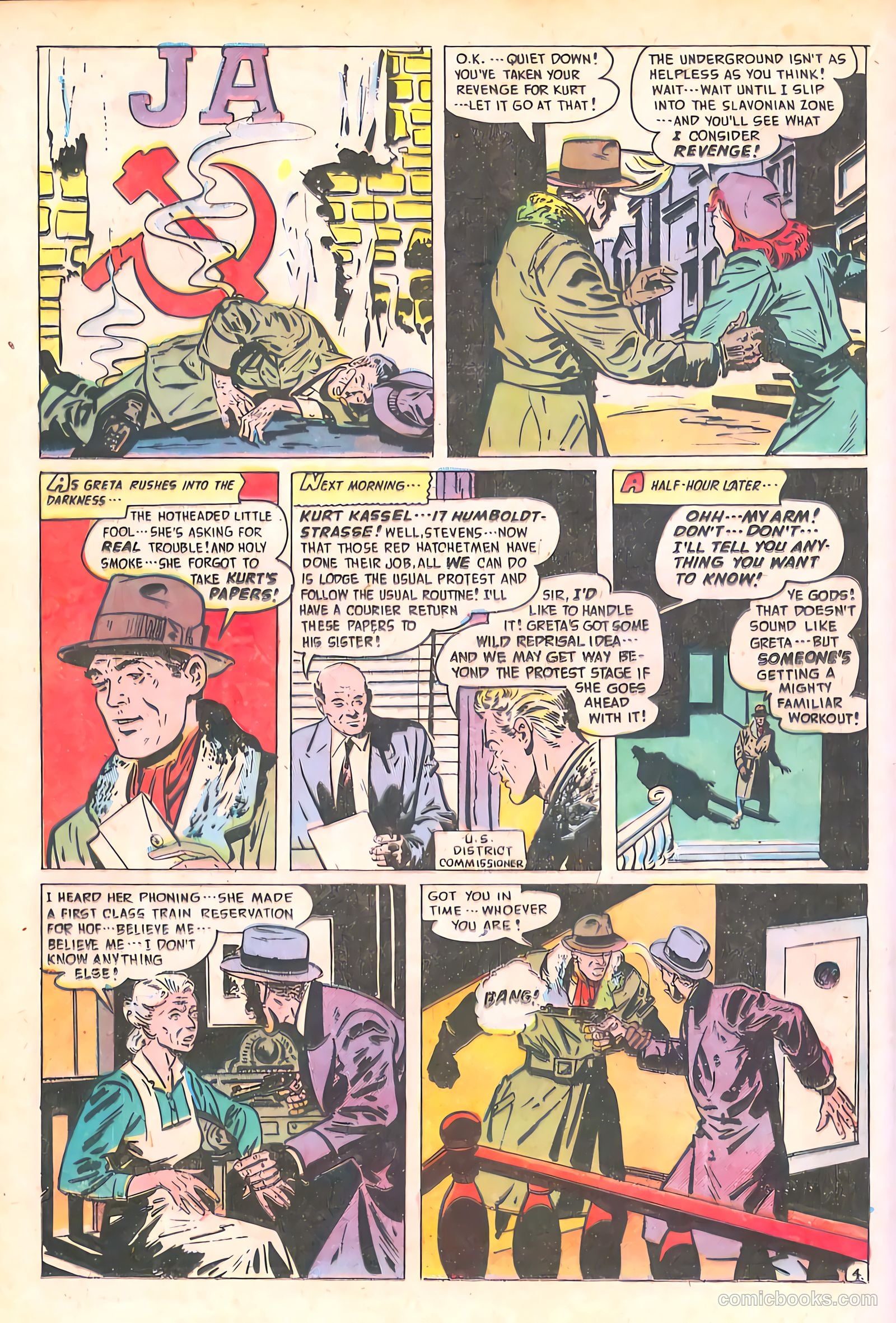 Spy-Hunters #14 (1951) — page 30 of 52