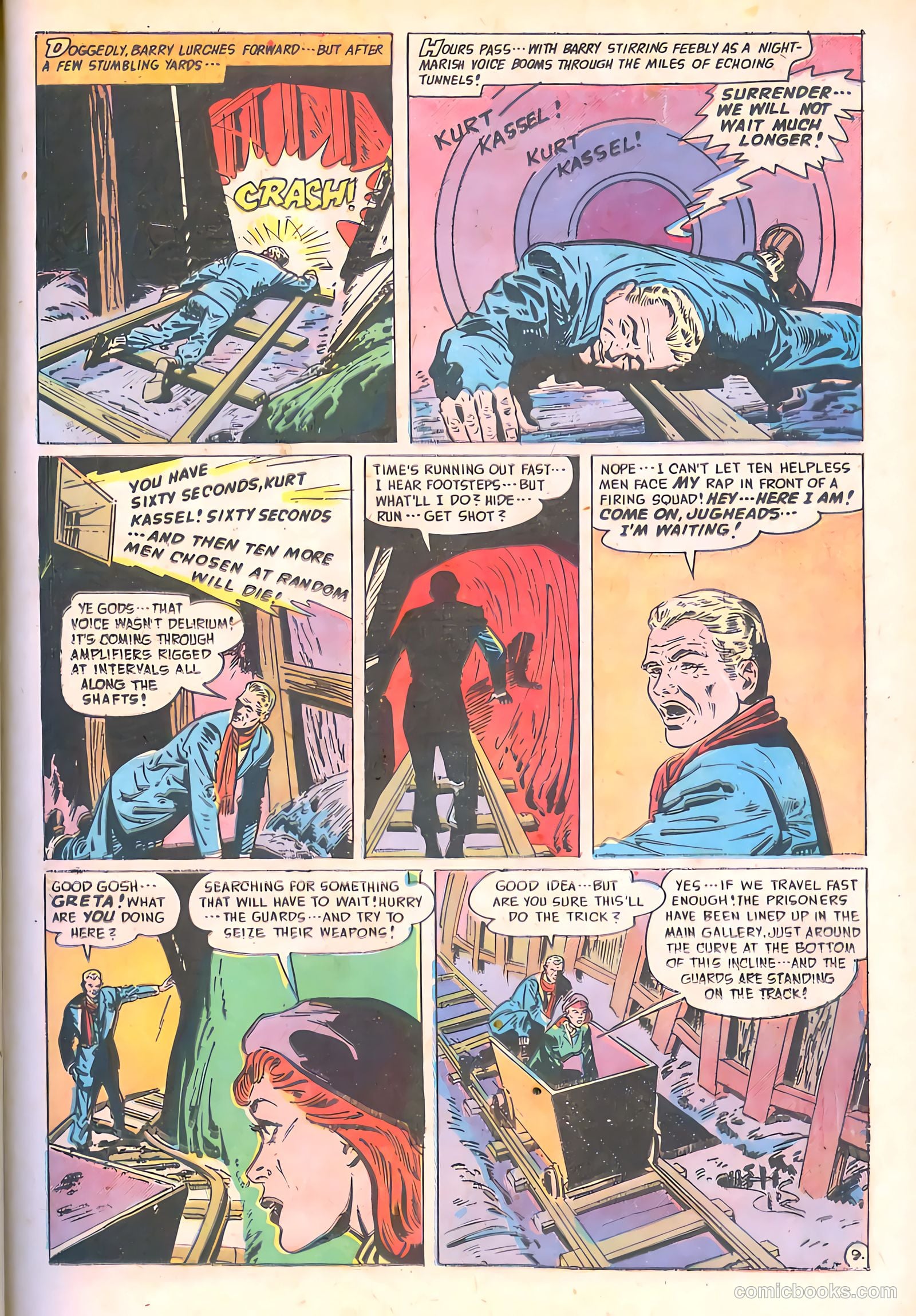 Spy-Hunters #14 (1951) — page 35 of 52