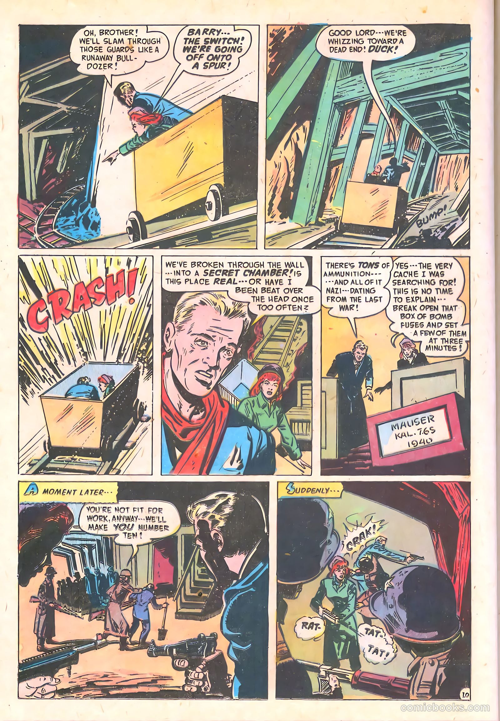 Spy-Hunters #14 (1951) — page 36 of 52
