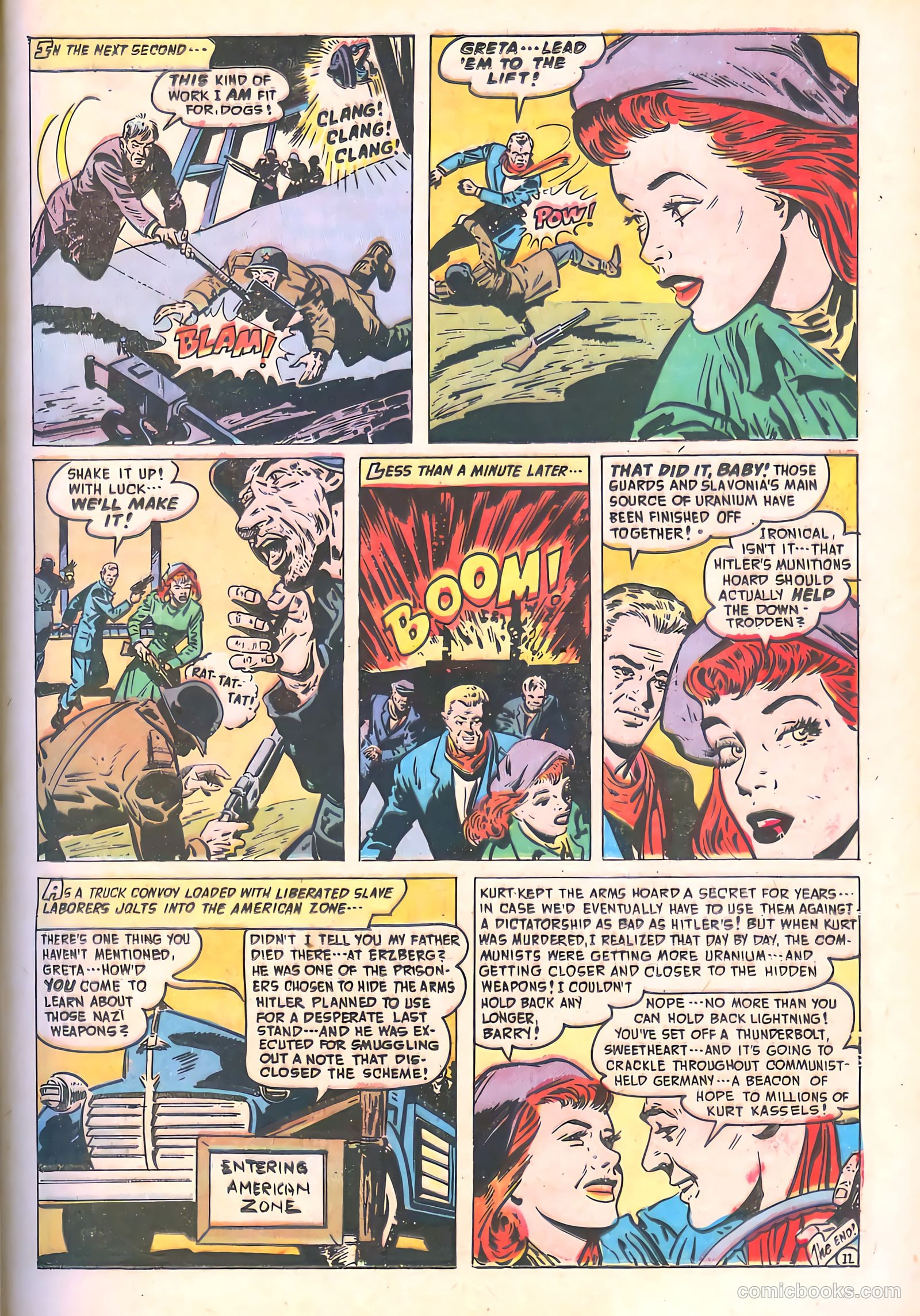 Spy-Hunters #14 (1951) — page 37 of 52
