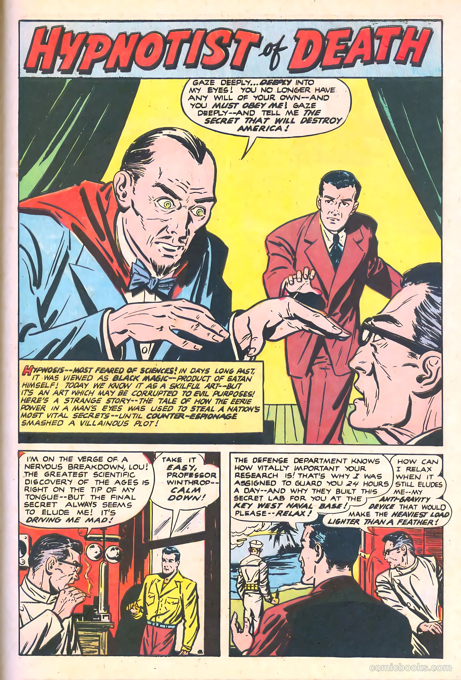 Spy-Hunters #14 (1951) — page 39 of 52